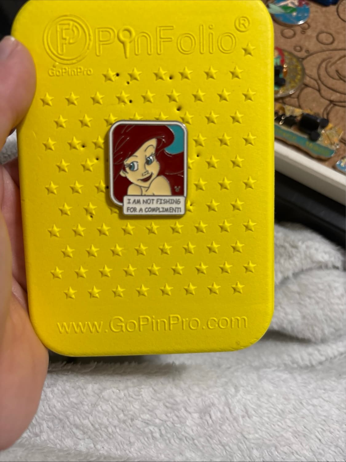 Ariel "I Am Not Fishing For A Compliment" Pin