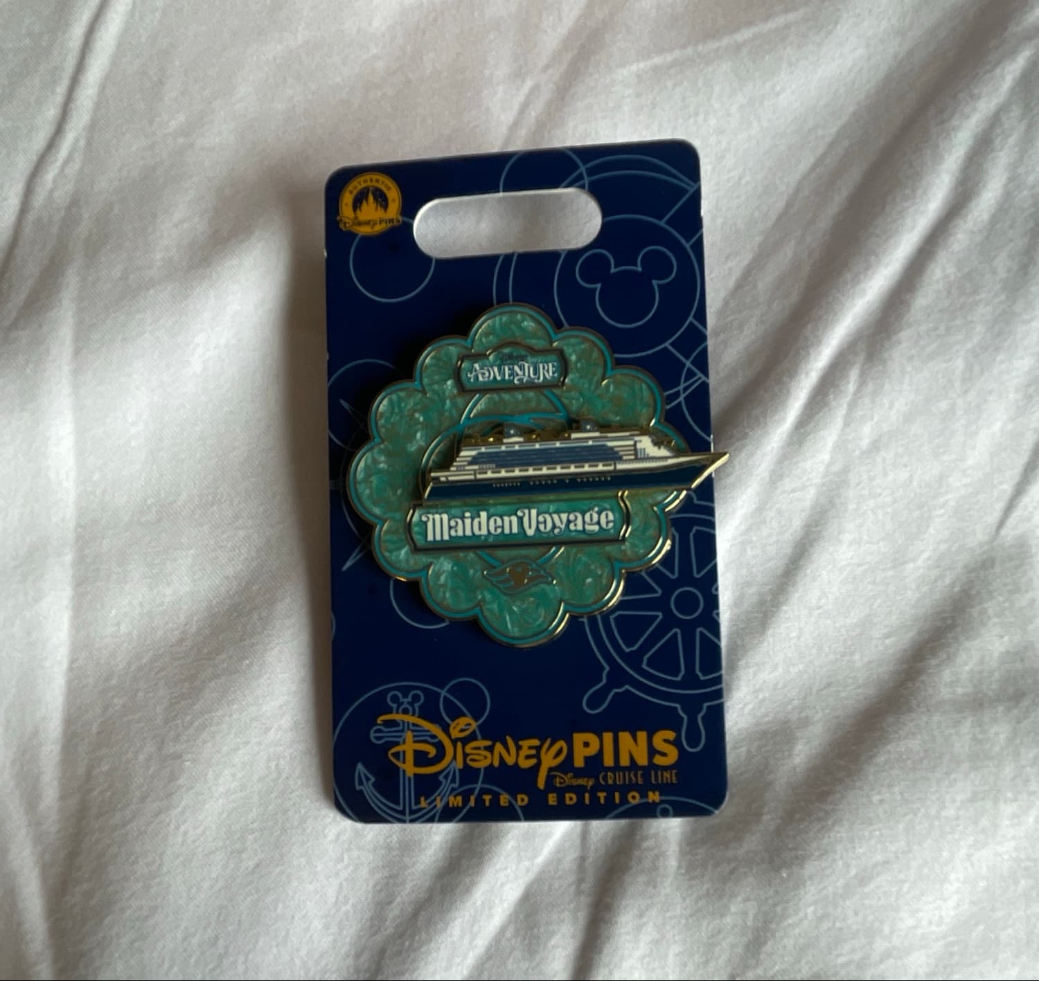 Disney Cruise Line Adventure Maiden Voyage Pin