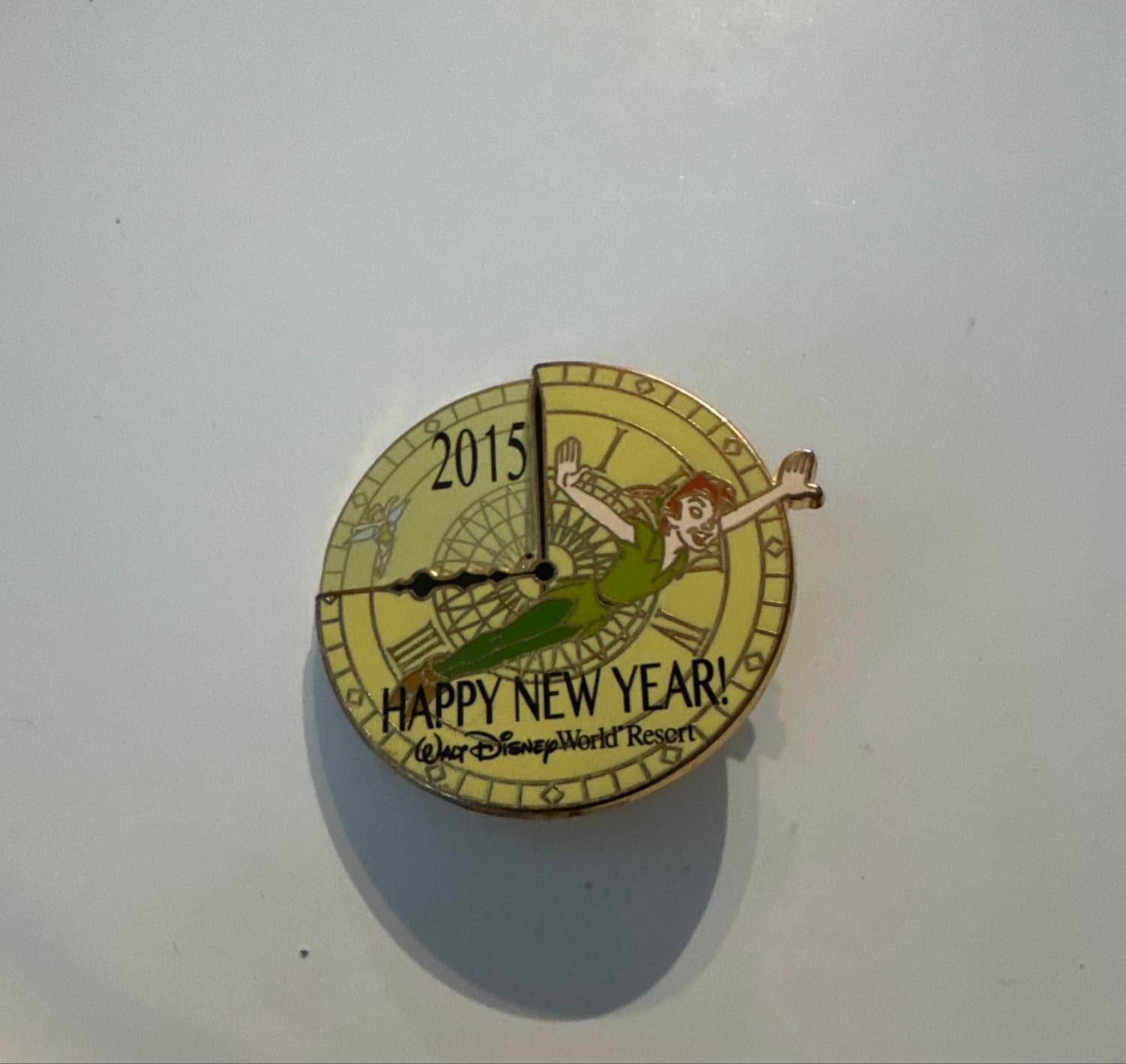 Happy New Year! 2015-2016 Peter Pan & Tinker Bell Spinner Pin