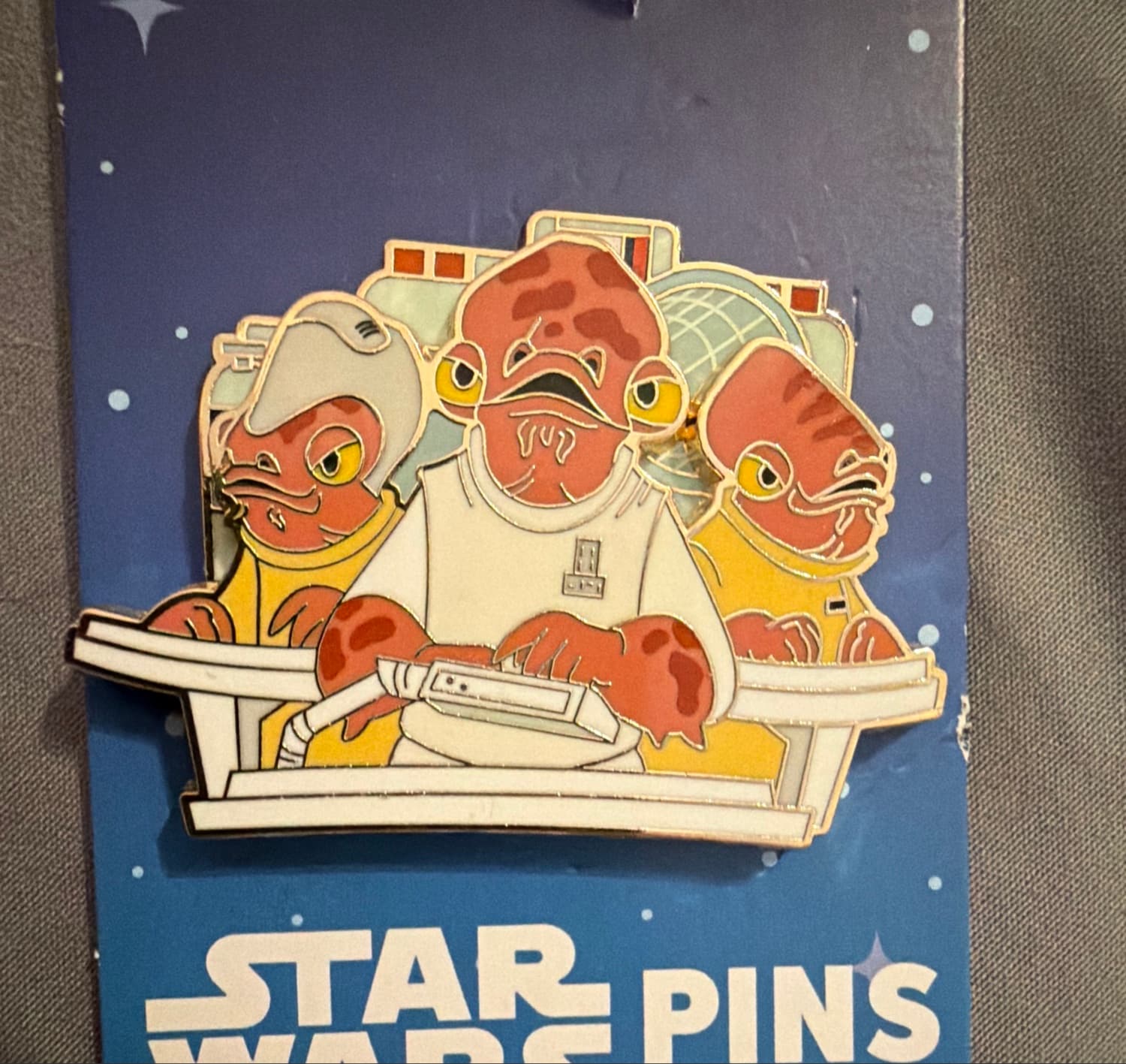 Admiral Ackbar and Mon Calamarians group 2/12 - Three Mon Calamarians Featuring Admiral Ackbar