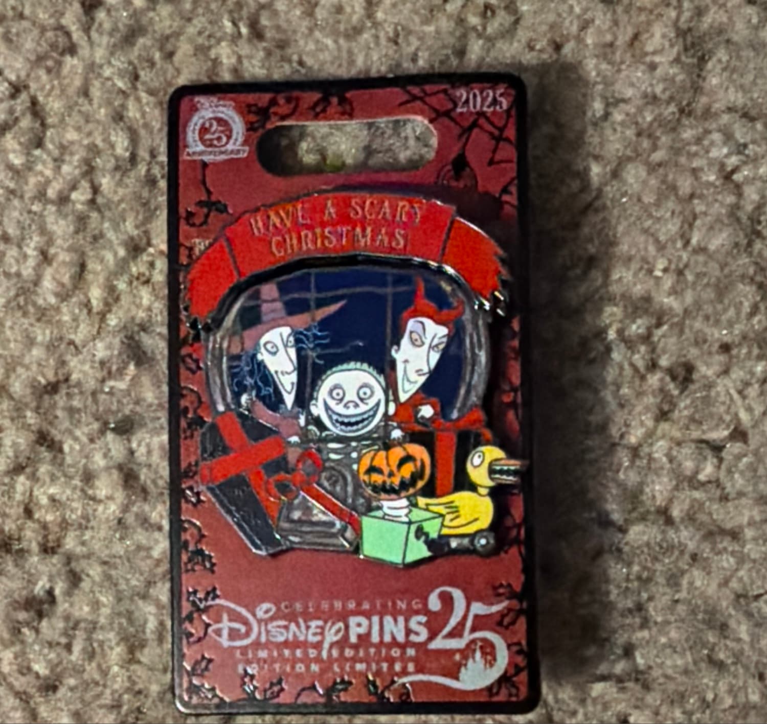 Nightmare Before Christmas Celebrating 25 Years of Disney Pins