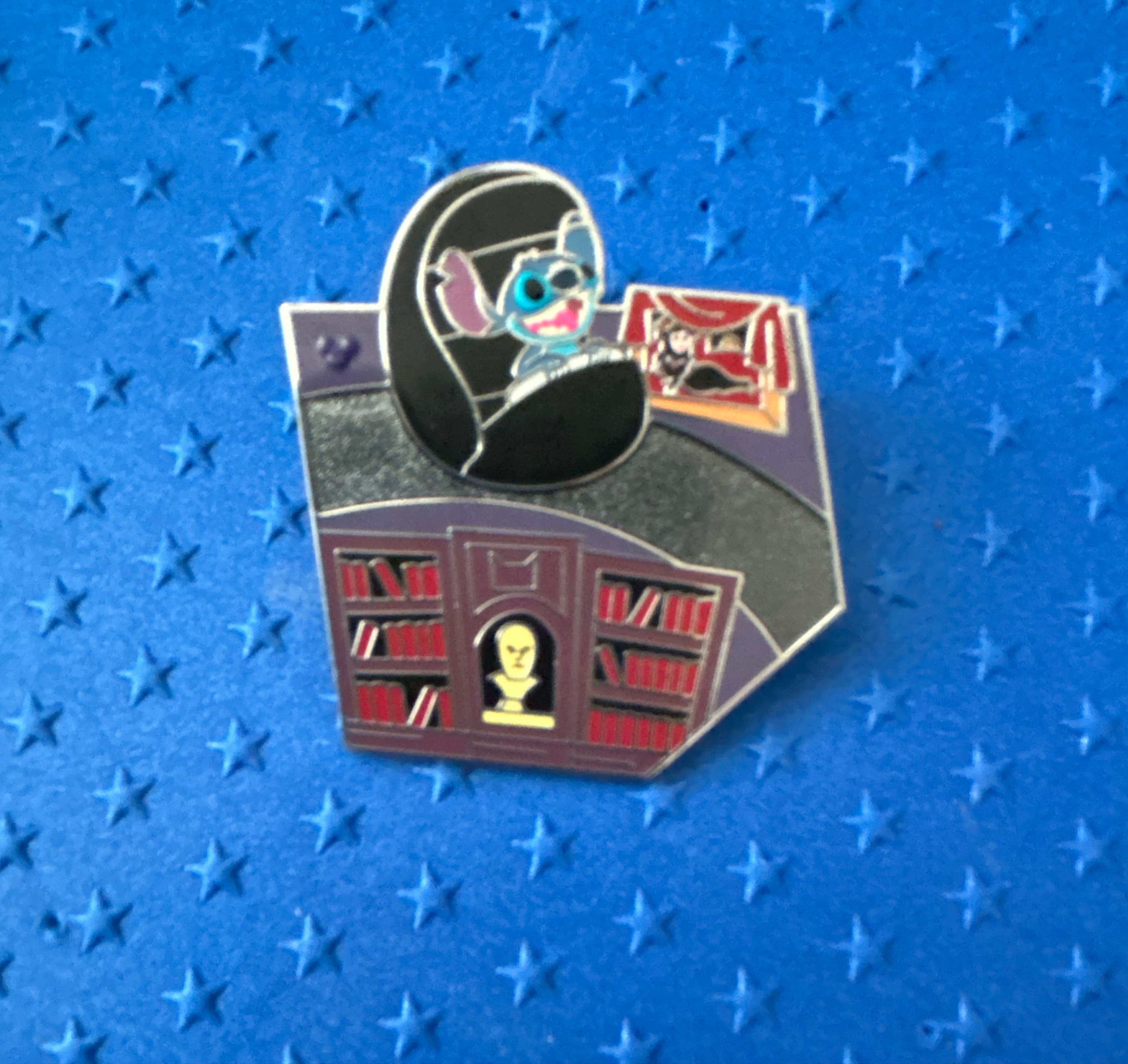 Stitch Chaser Haunted Mansion Attraction Map Puzzle Mystery Pin