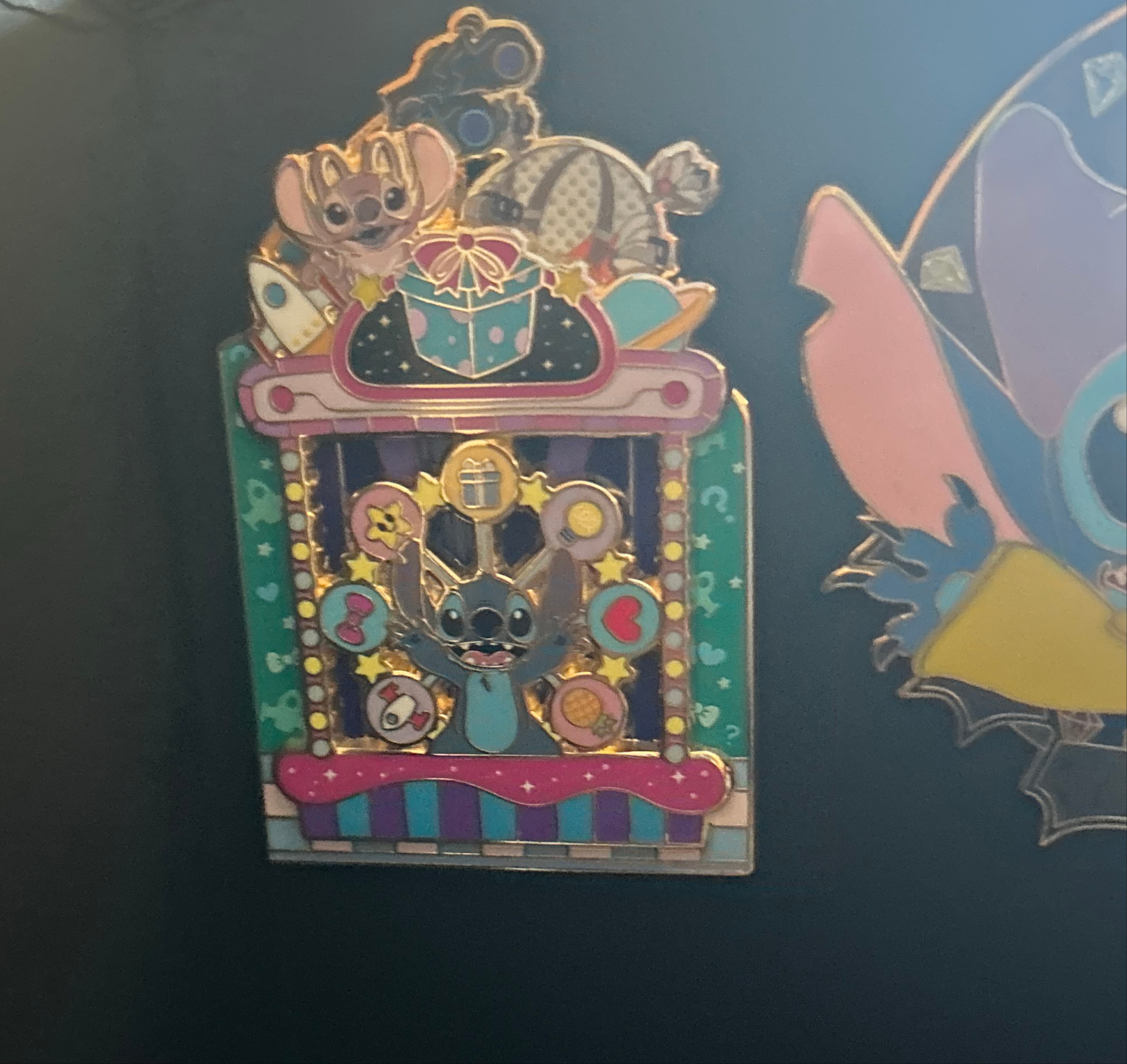 Stitch and Angel Gift Machine - Carnival Kiosks Series - Pin Trading Fun Day 2025