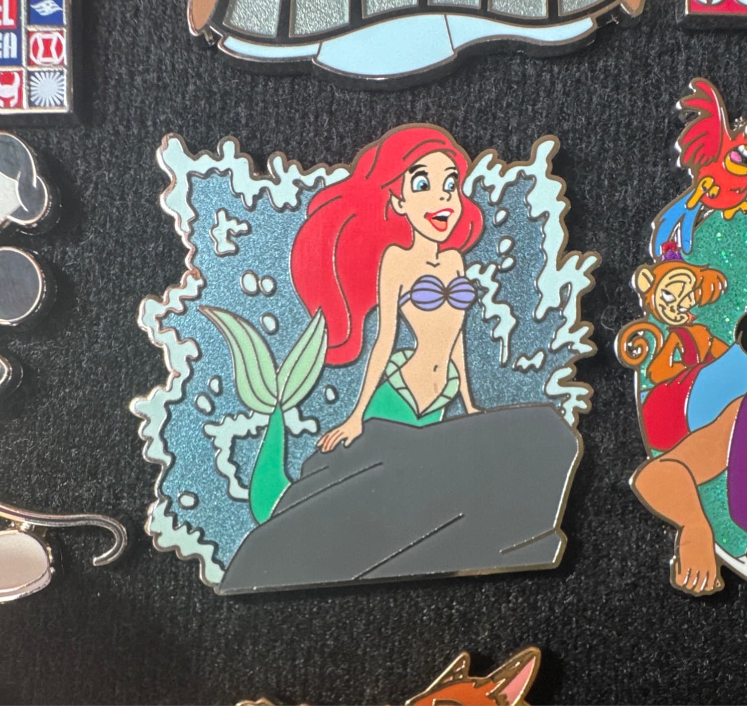 The Little Mermaid - Ariel Mermaid Rock Glitter