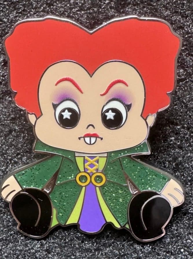 Wishables Shimmer Mystery Hocus Pocus Witch Winifred Pin