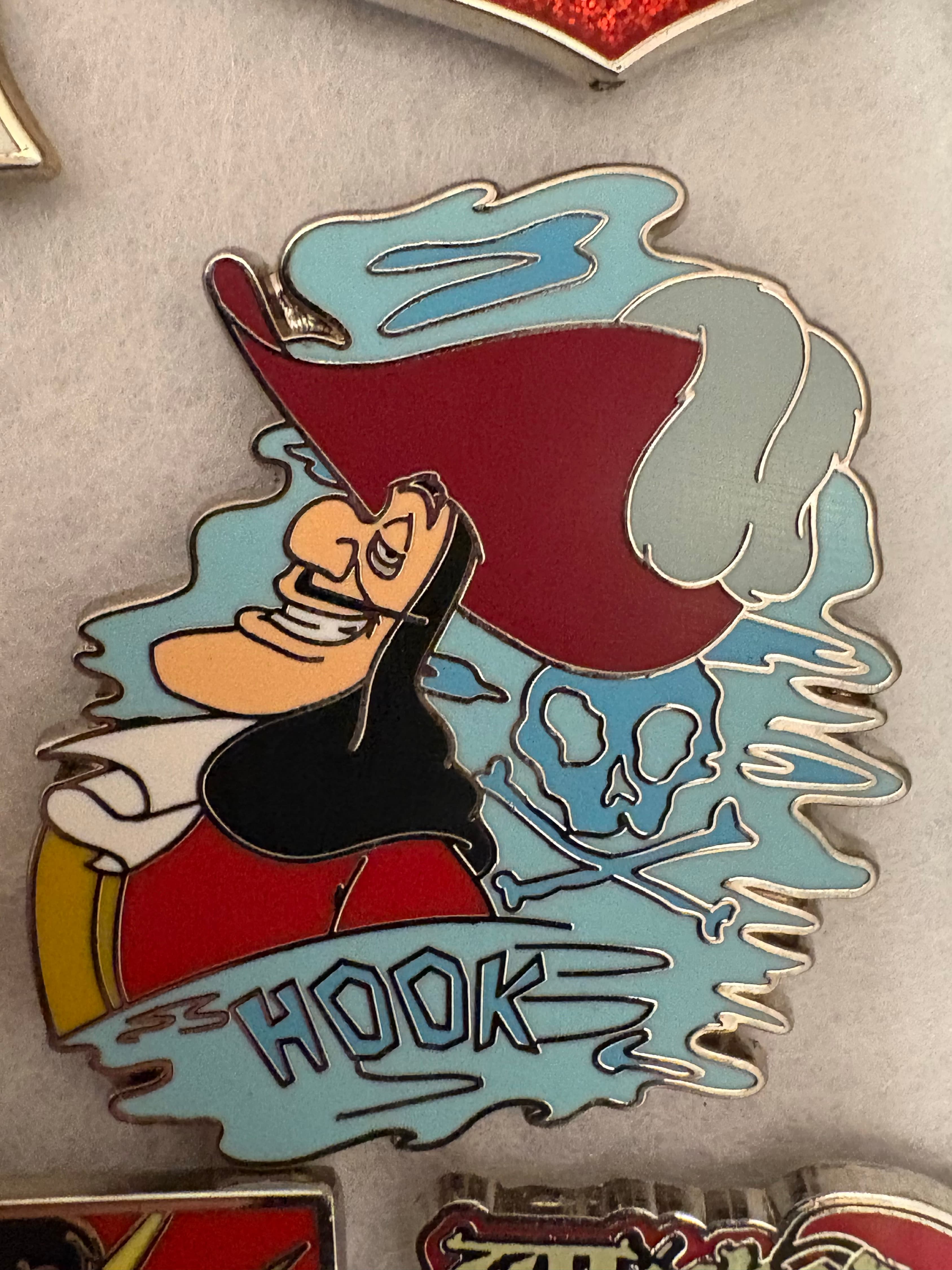 Captain Hook Villains Booster Pin