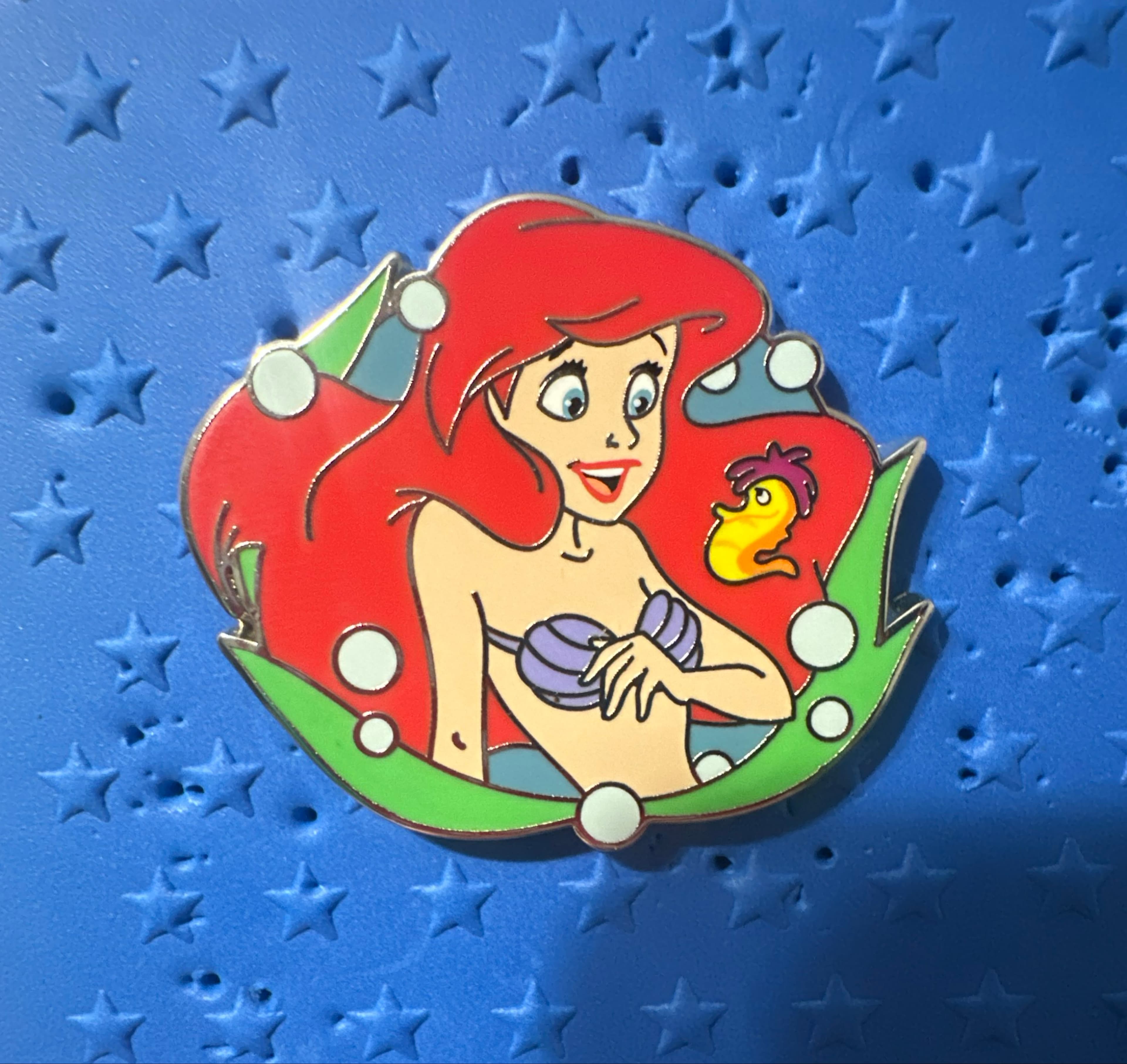 Ariel and Seahorse Pin