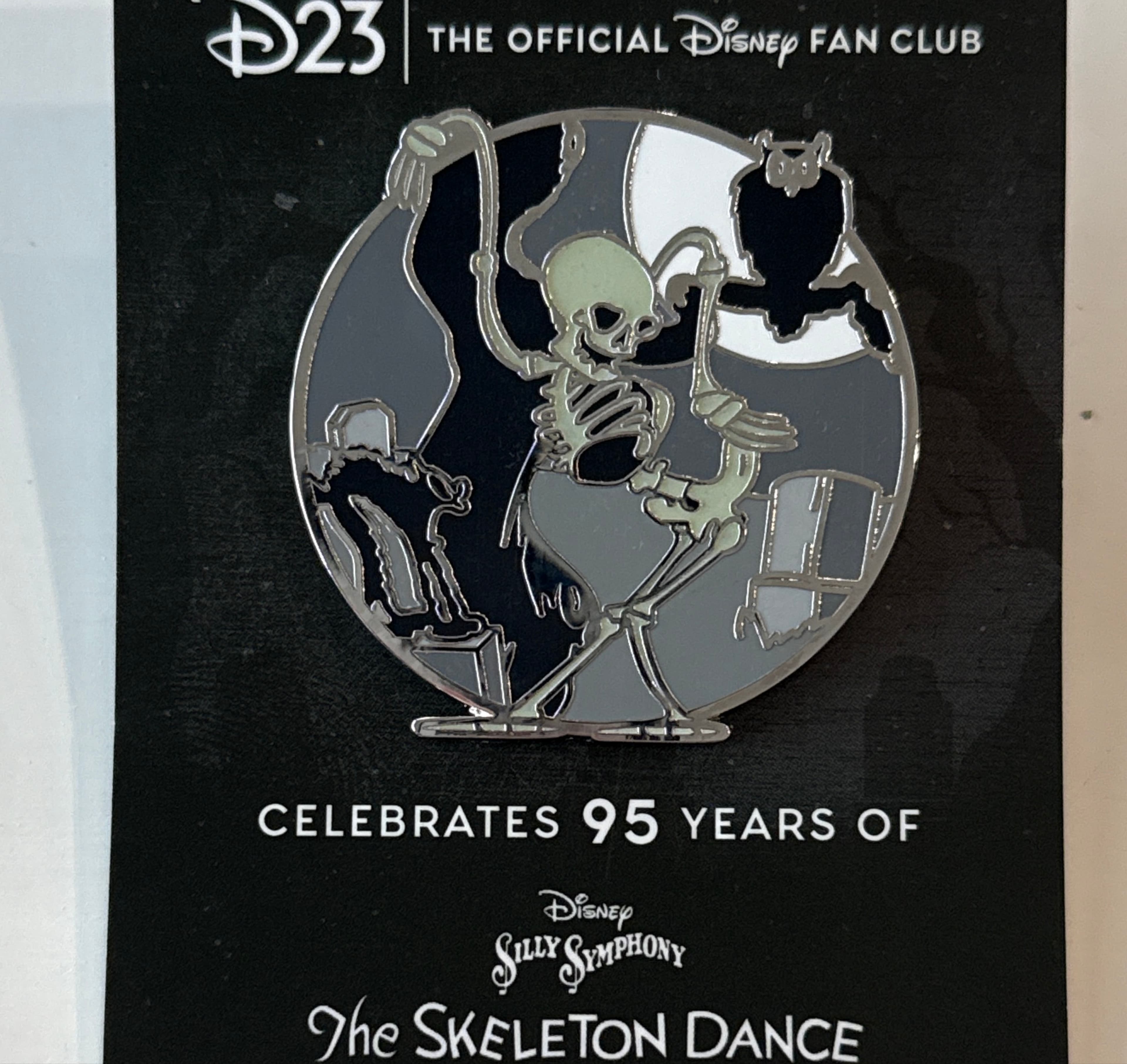 The Skeleton Dance 95th Anniversary Pin - D23 Gold Member Exclusive