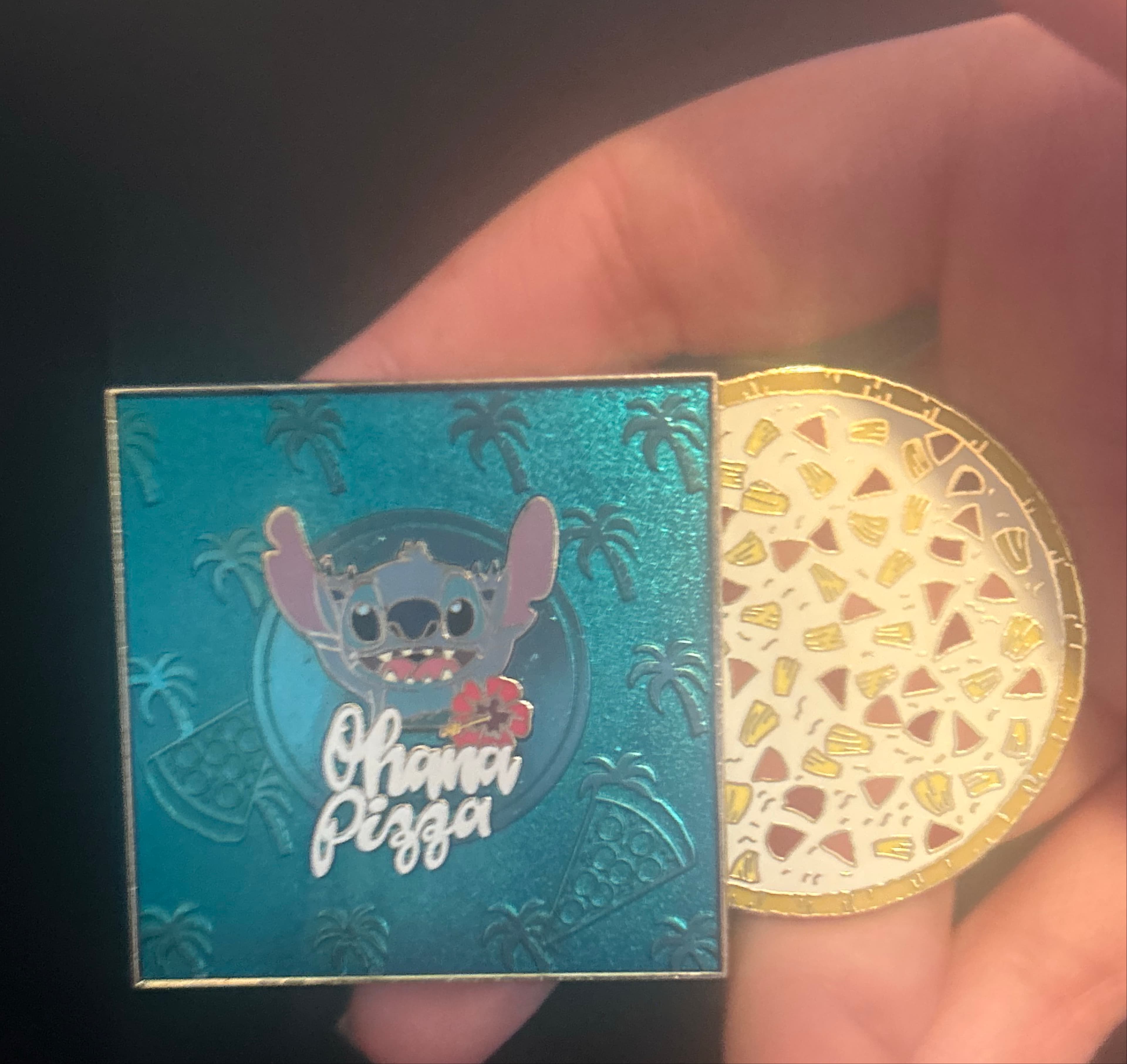 Stitch pizza box