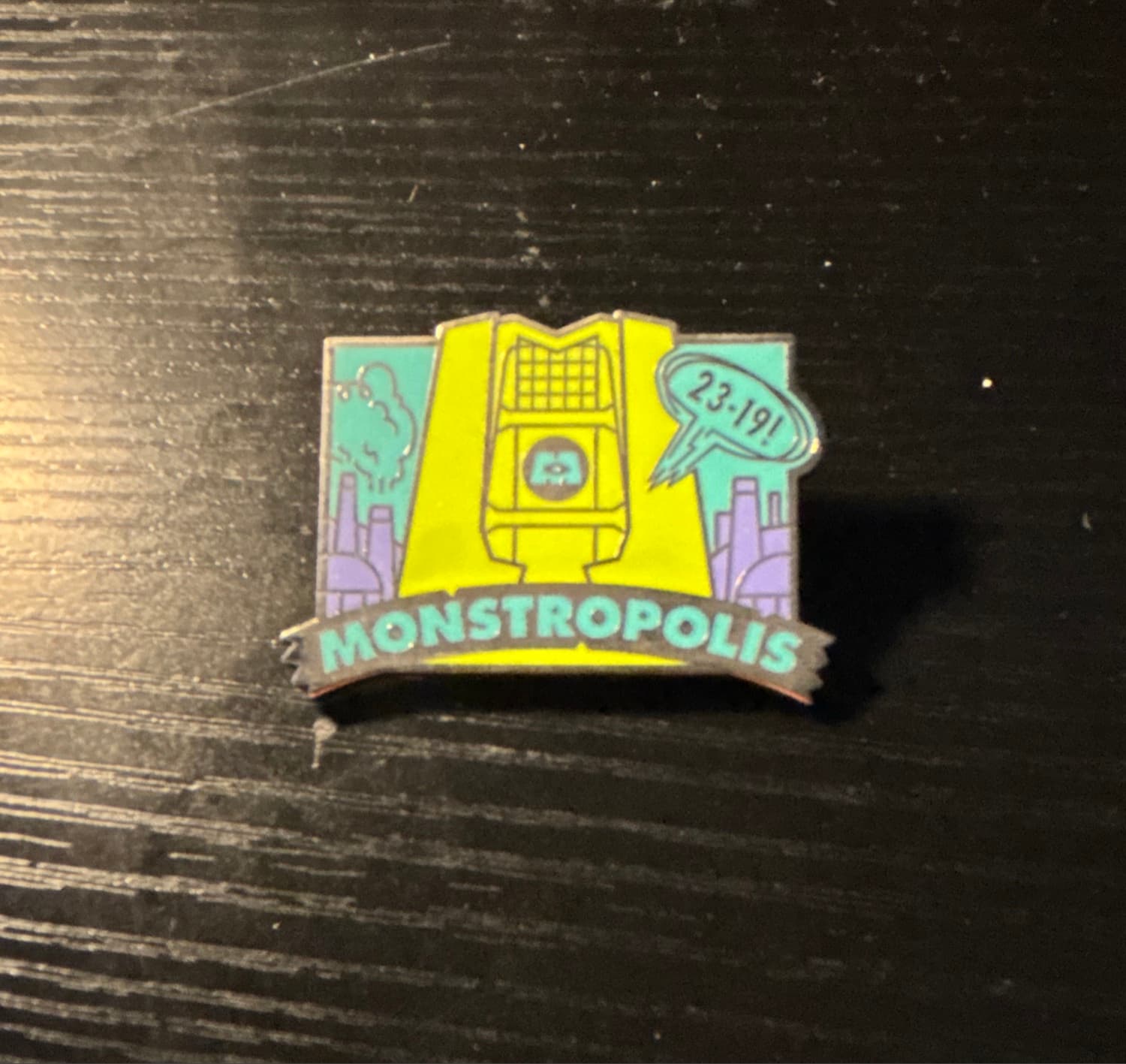 Monstropolis - D23 Fantastic Worlds Pin Set