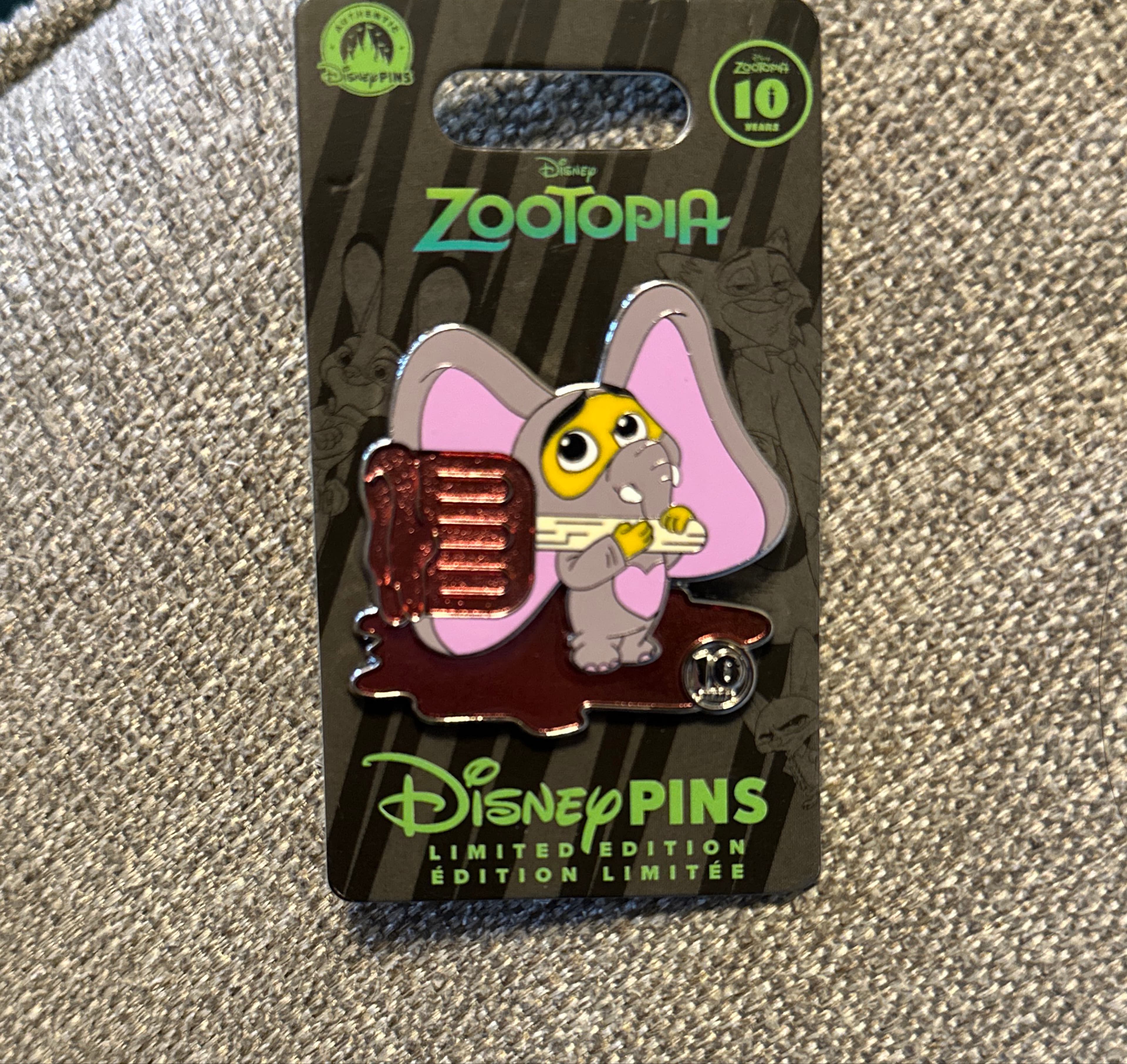 Finnick as Toot Toot - Zootopia 10th Anniversary