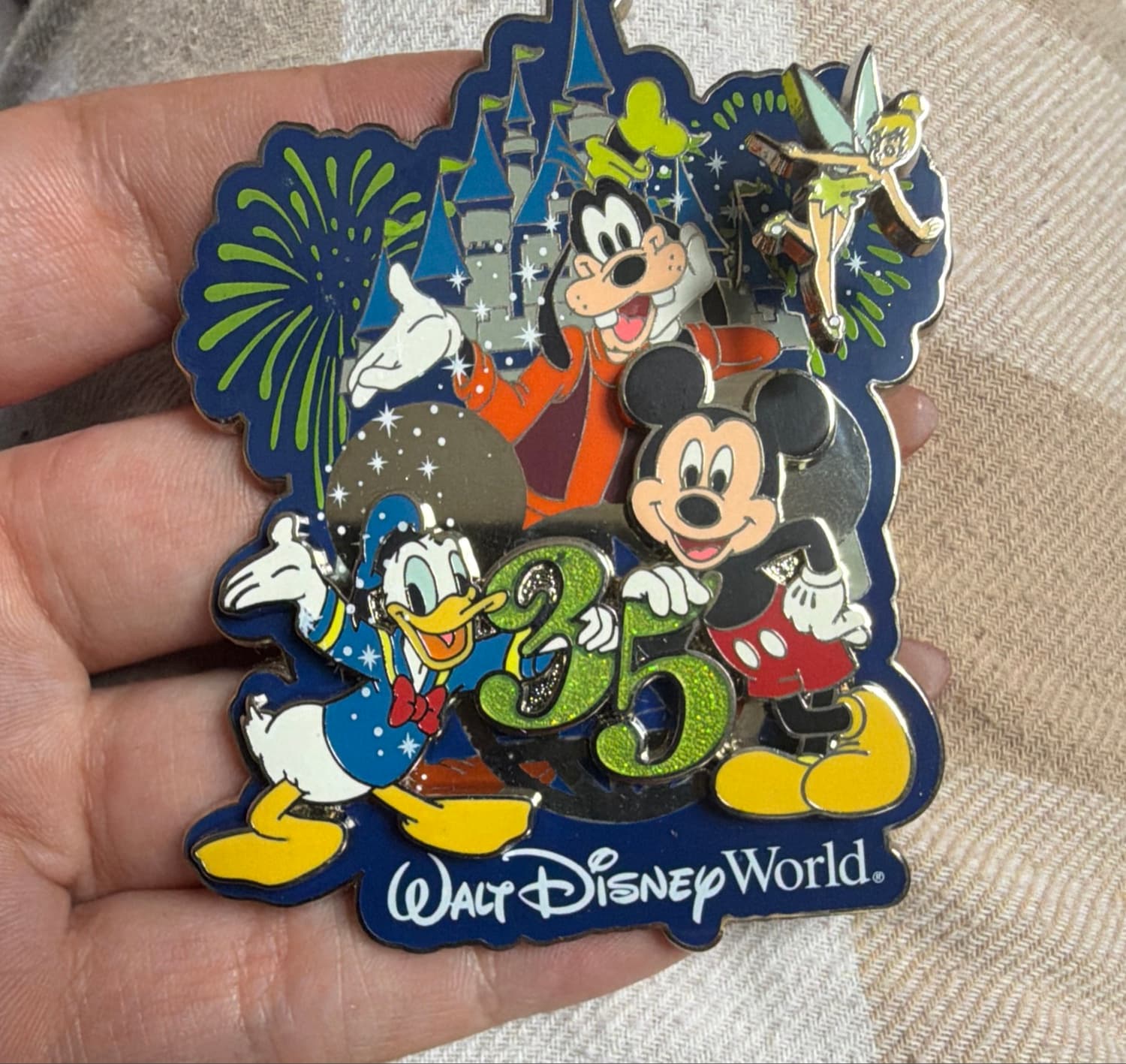 Walt Disney World 35th Anniversary - Mickey, Donald, Goofy & Tinker Bell