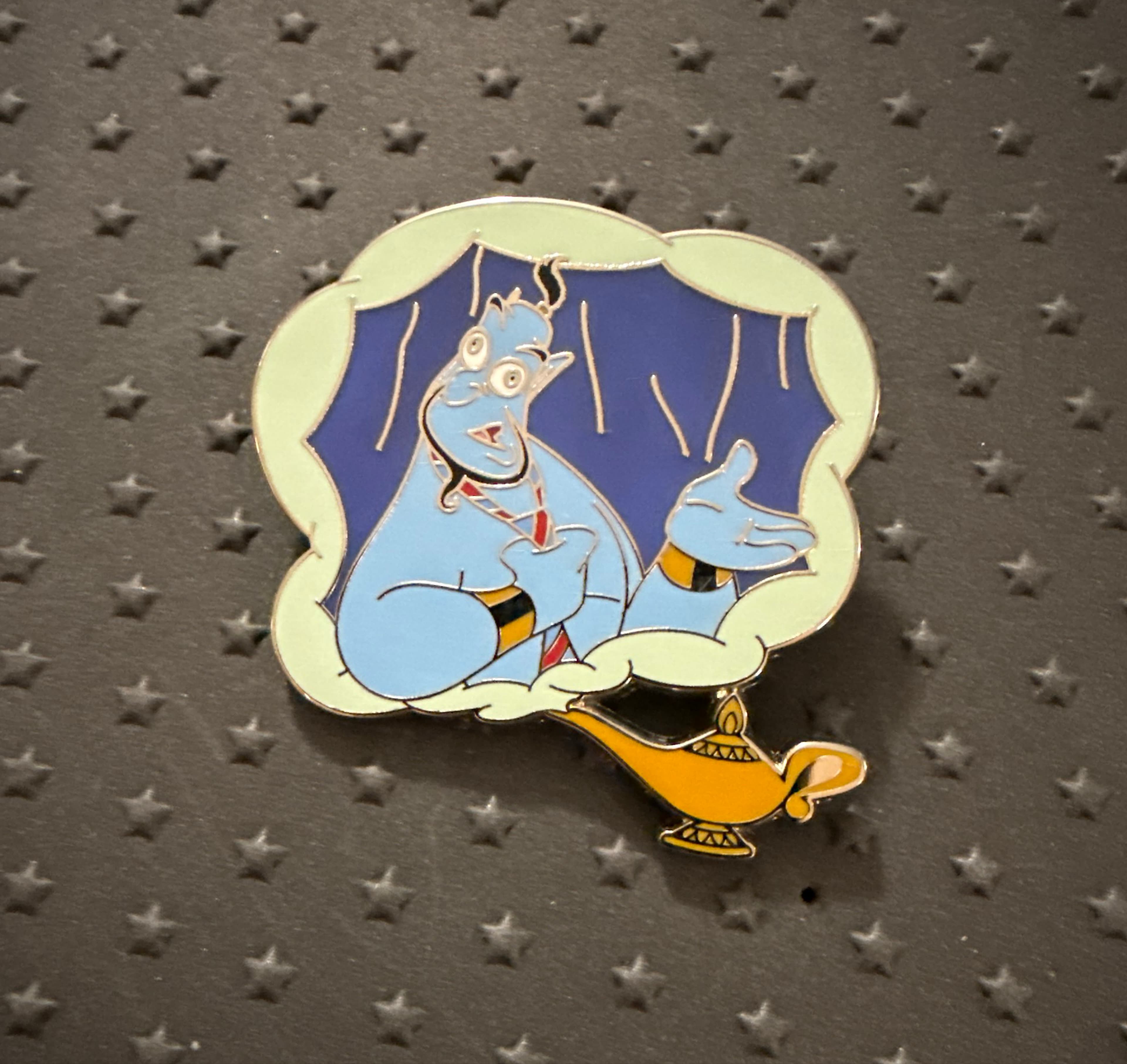 Aladdin's Genie Dreaming in the Clouds