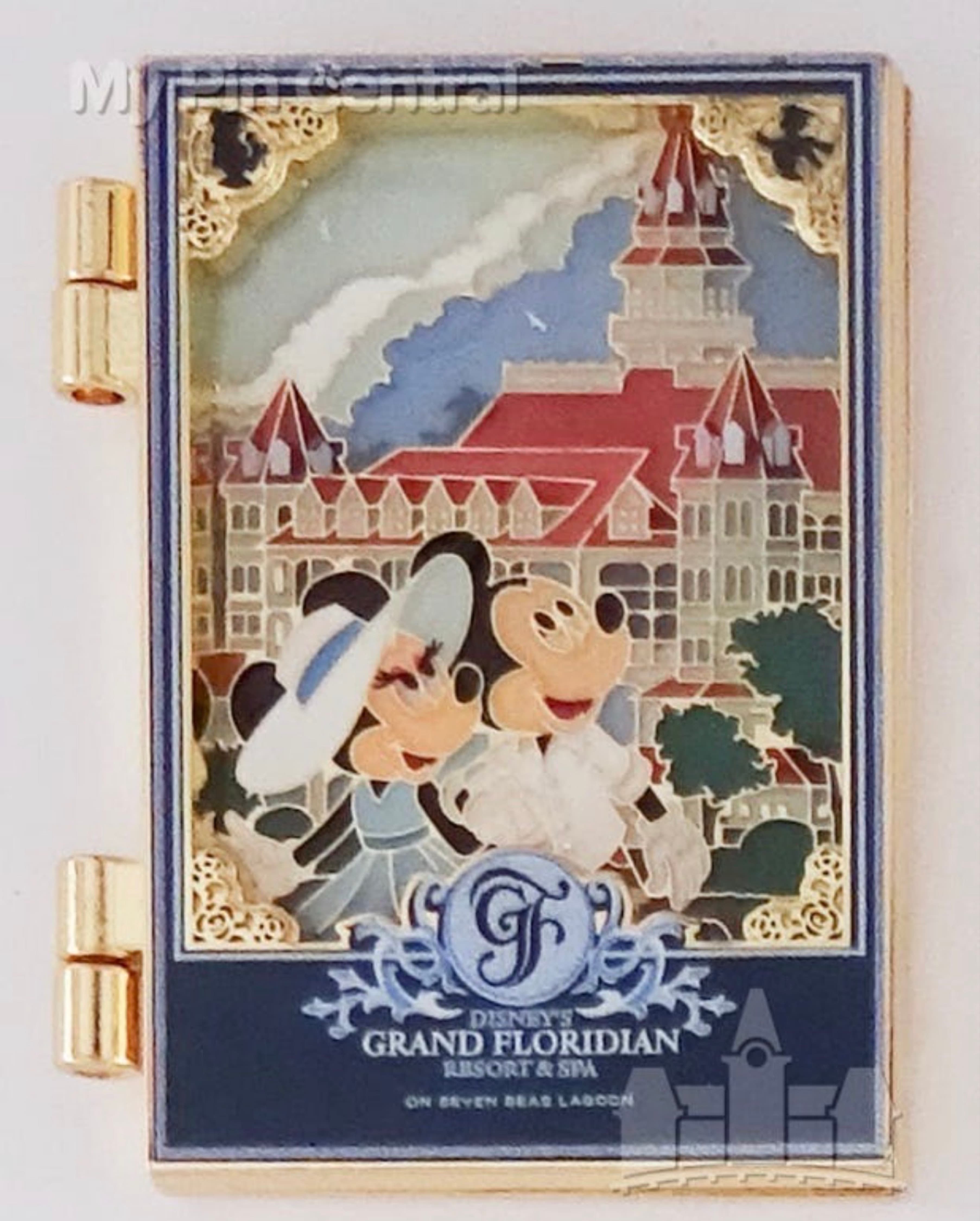 Mickey & Minnie at Grand Floridian Resort & Spa Hinged Pin