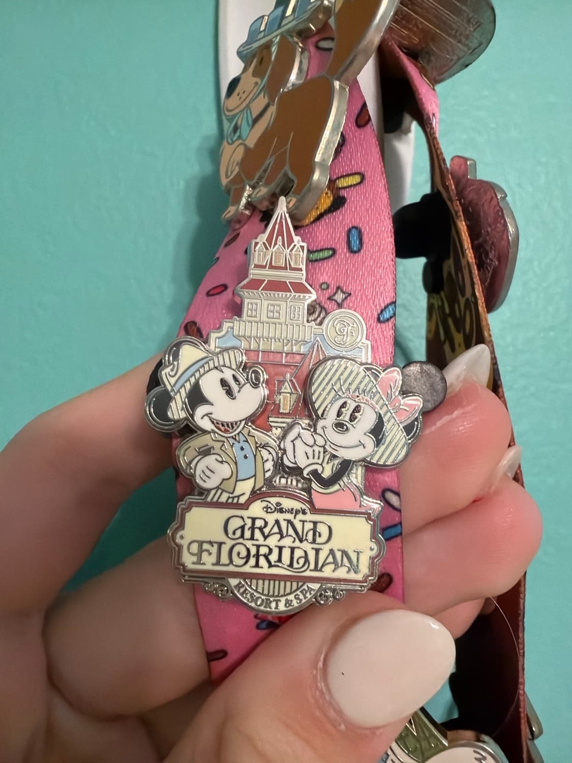 Mickey & Minnie at Grand Floridian Resort & Spa Hinged Pin