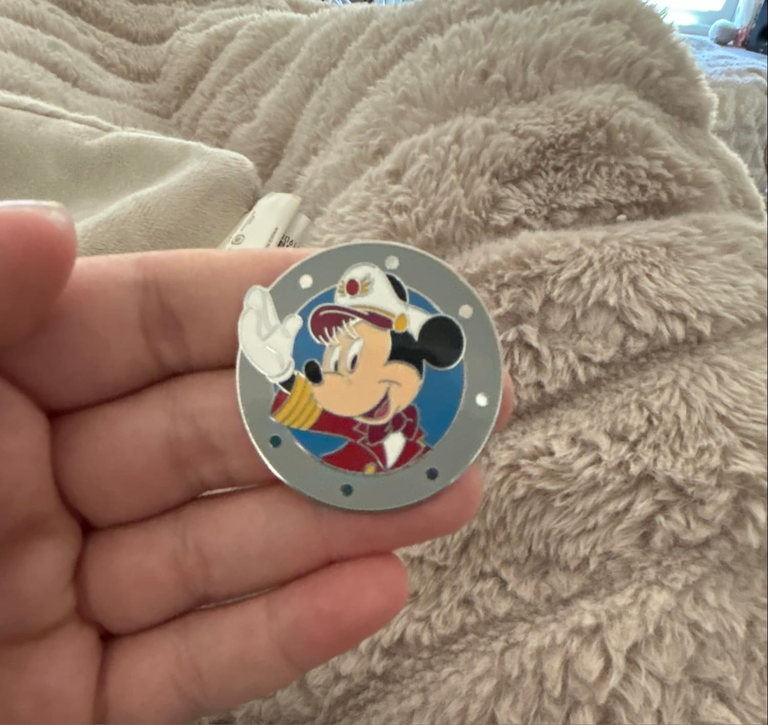 Disney Cruise Line Captain Minnie Porthole Mystery Pin