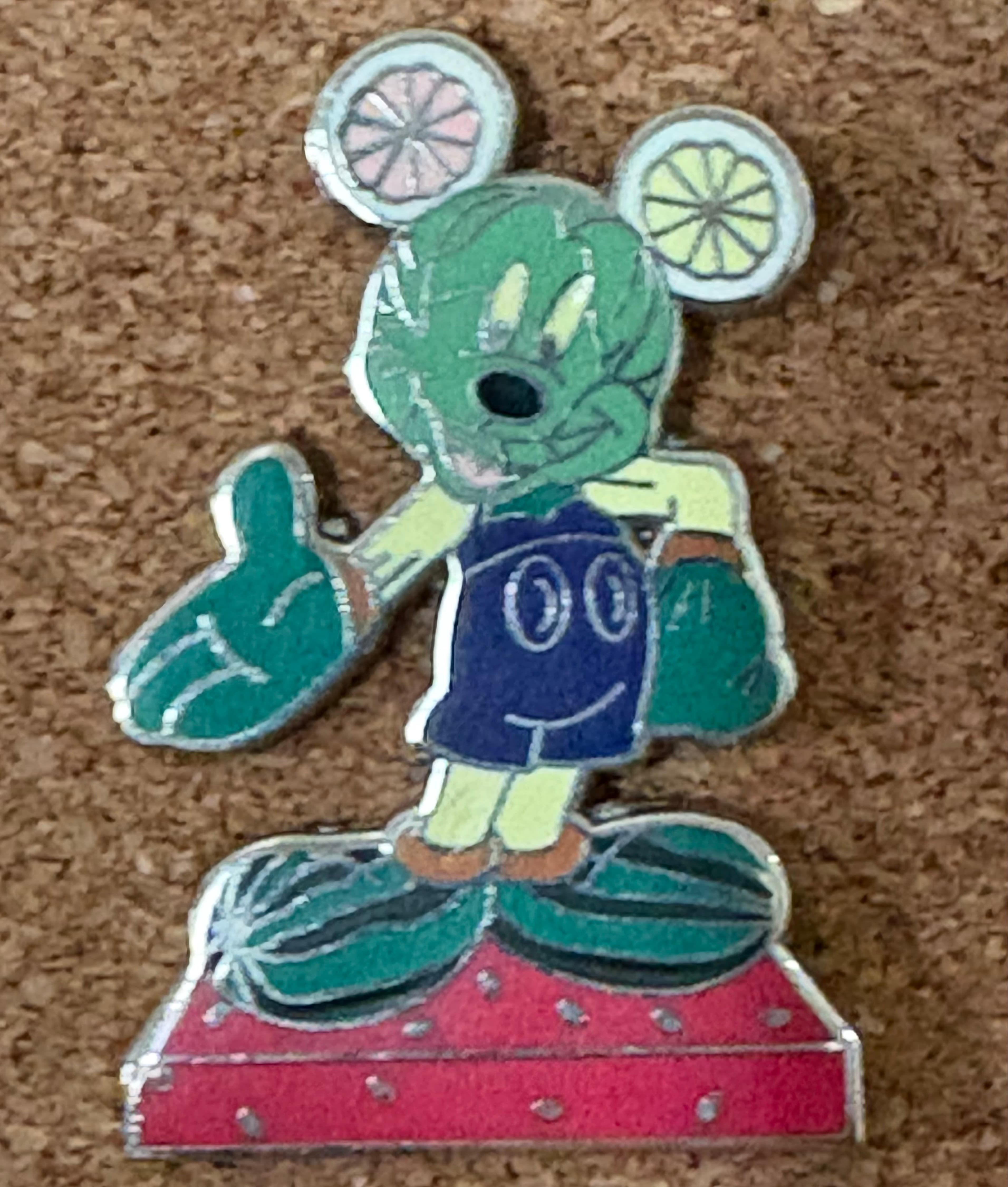 Mickey Mouse garden fruit vegetable pin