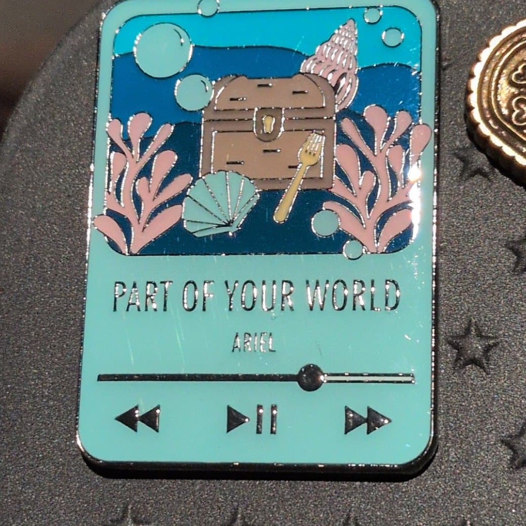 Part of Your World ARIEL Music Pin front