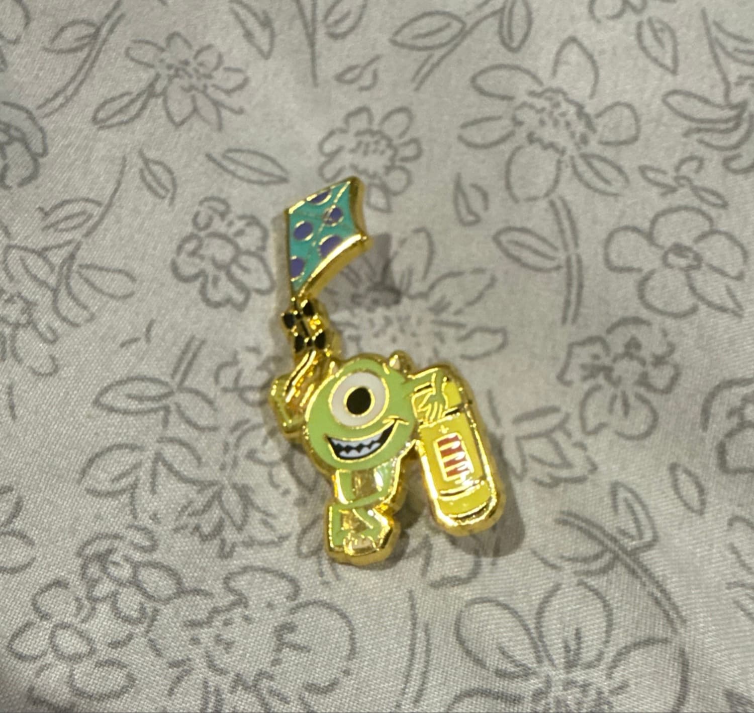 Loungefly Mike Wazowski Flying a Kite Pin