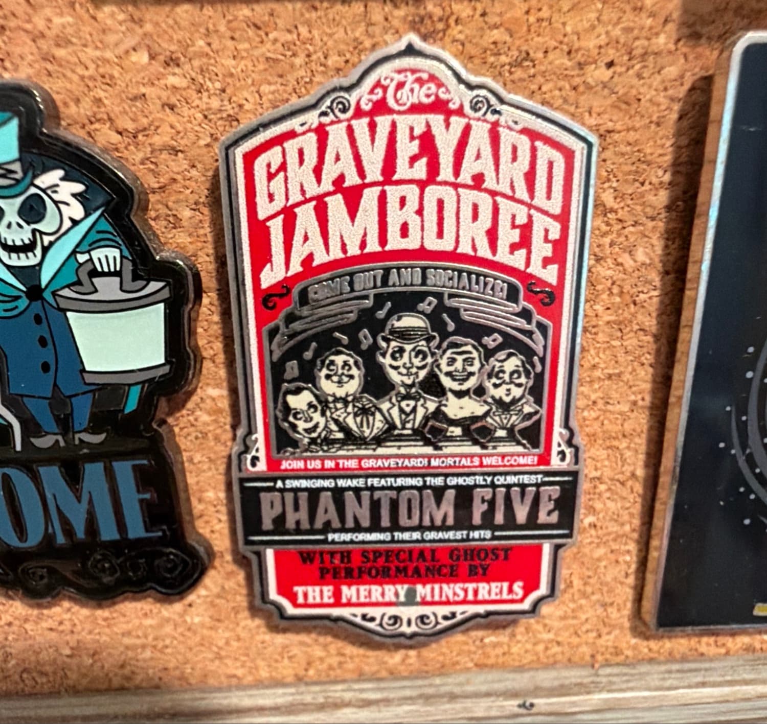 Disney Parks Haunted Mansion Graveyard Jamboree Phantom Five Pin