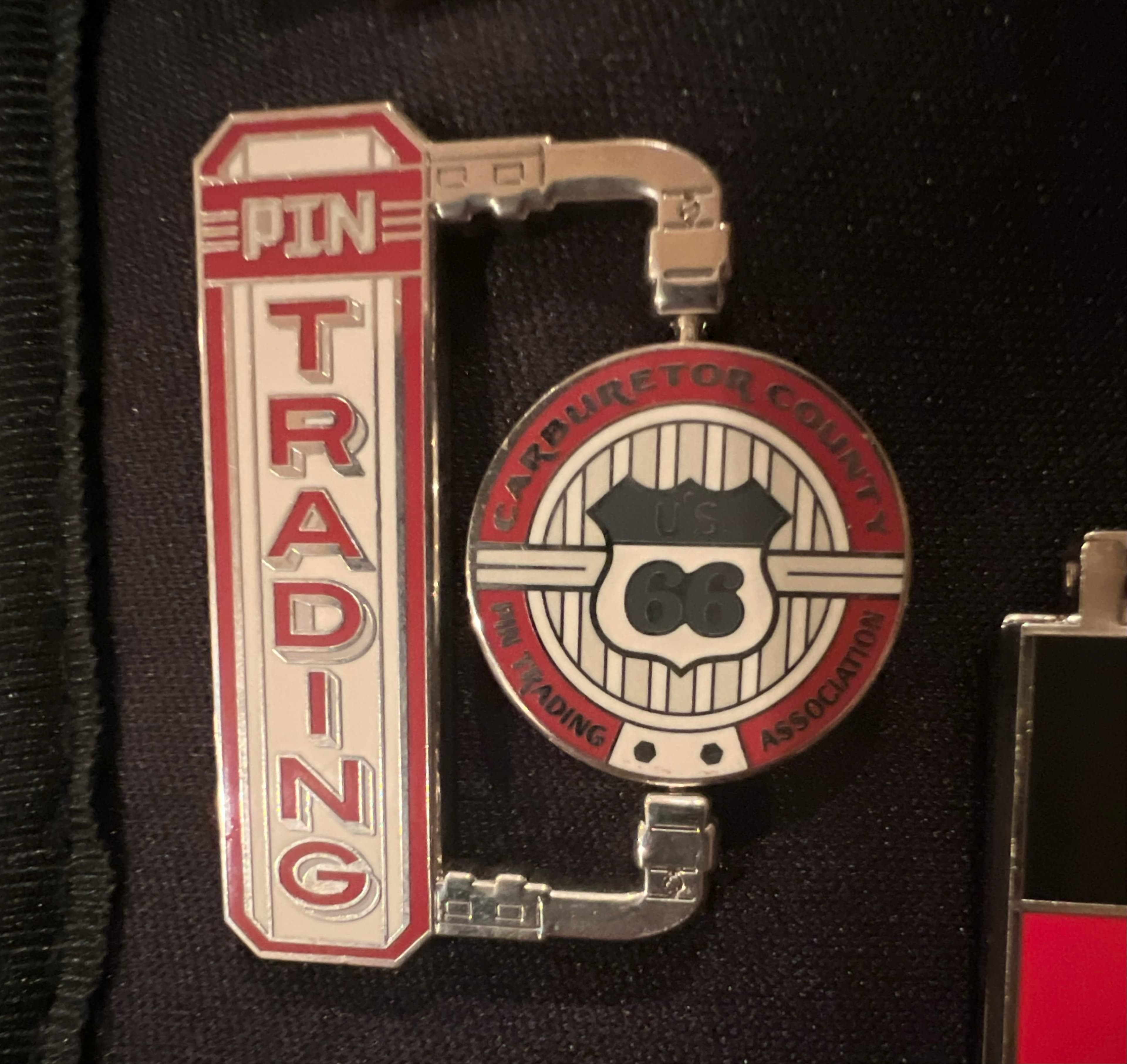 Carburetor County Pin Trading Association Gas Pump Pin