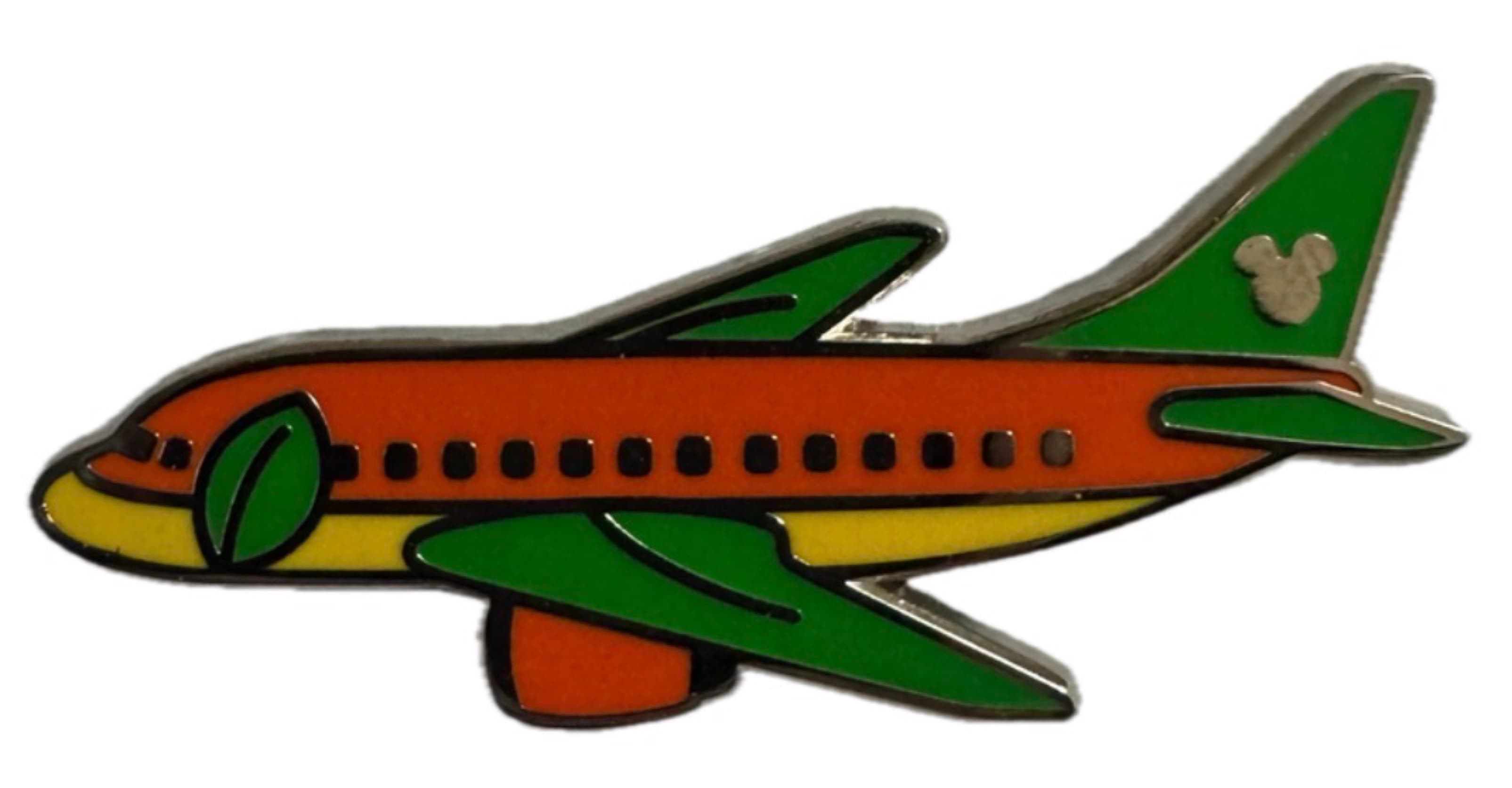 Orange Bird Character Airplane