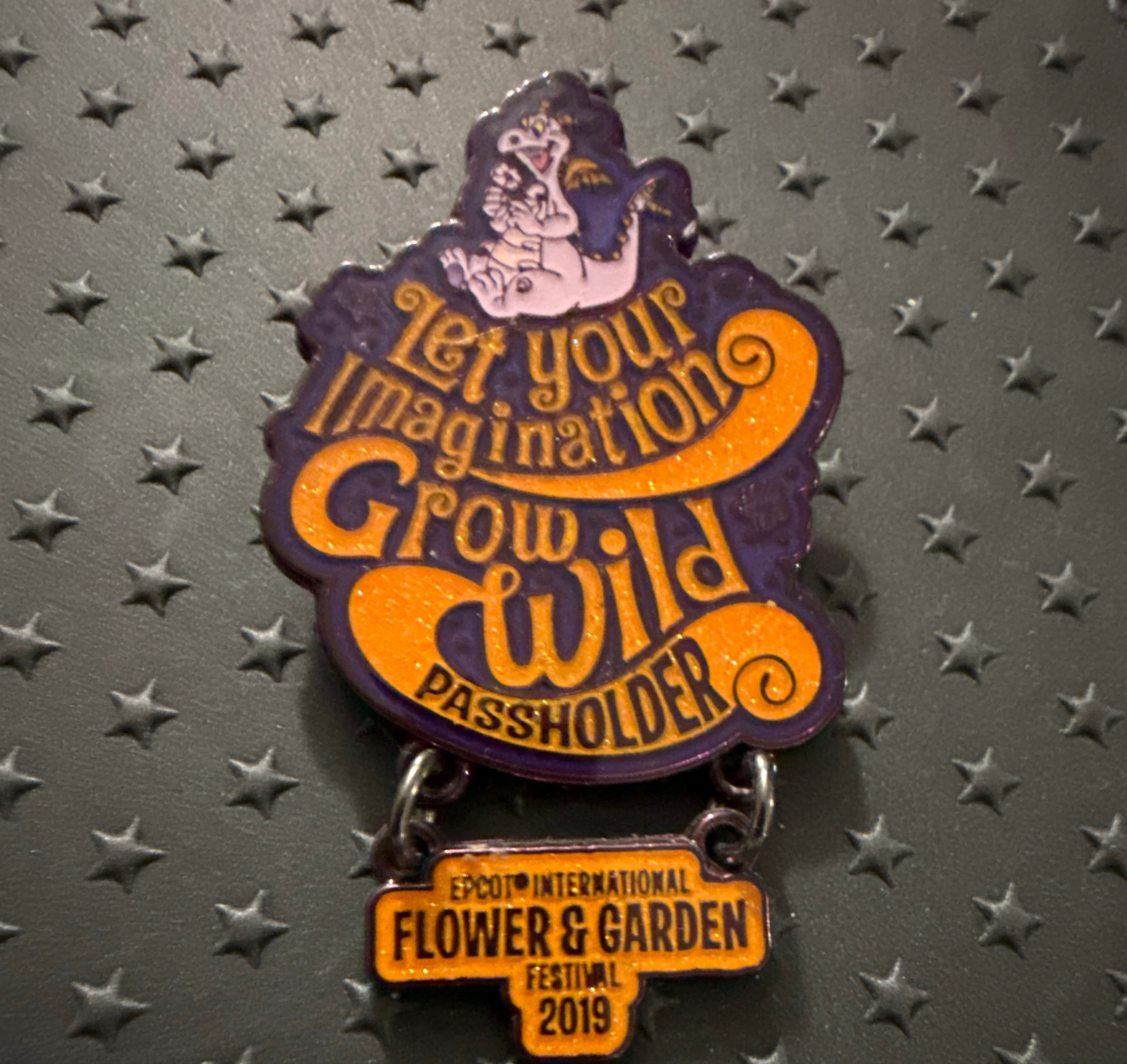 Figment Let Your Imagination Grow Wild Passholder - Epcot International Flower & Garden Festival 2019