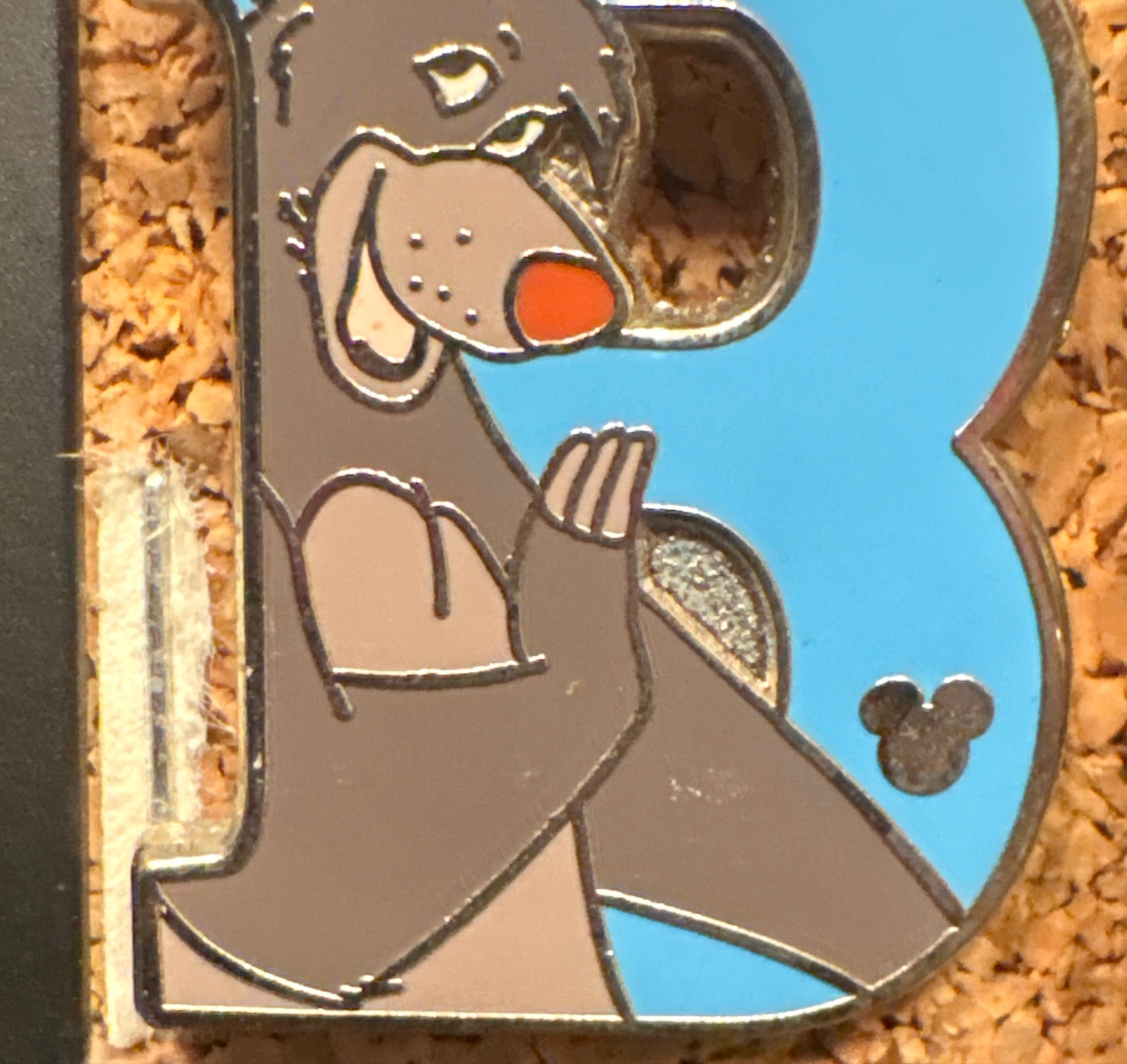 Baloo Letter B - The Jungle Book - 2011 Hidden Mickey Alphabet Series