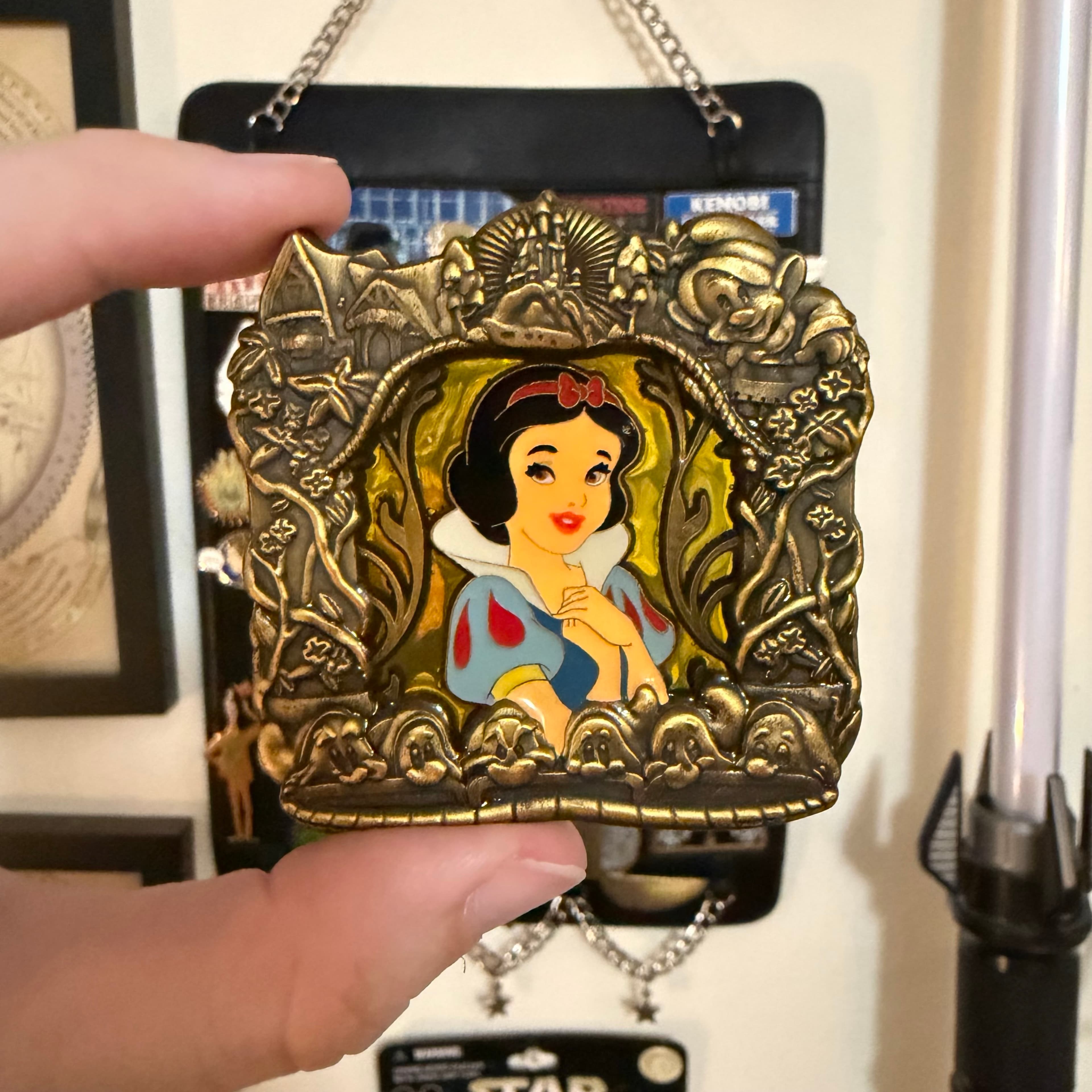 Snow White - Princess Stained Glass Framed