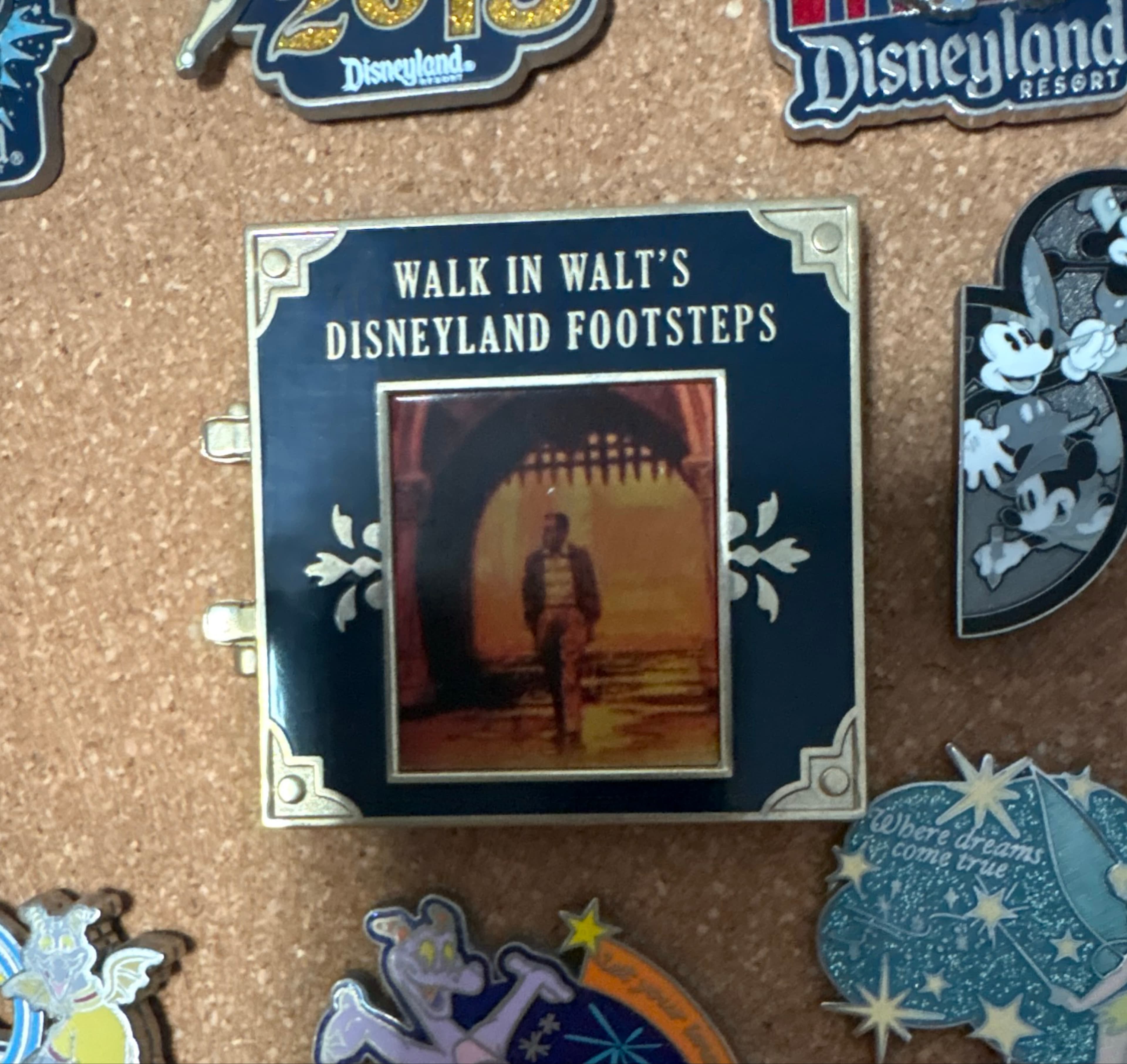 Walk in Walt's Disneyland Footsteps Tour Pin