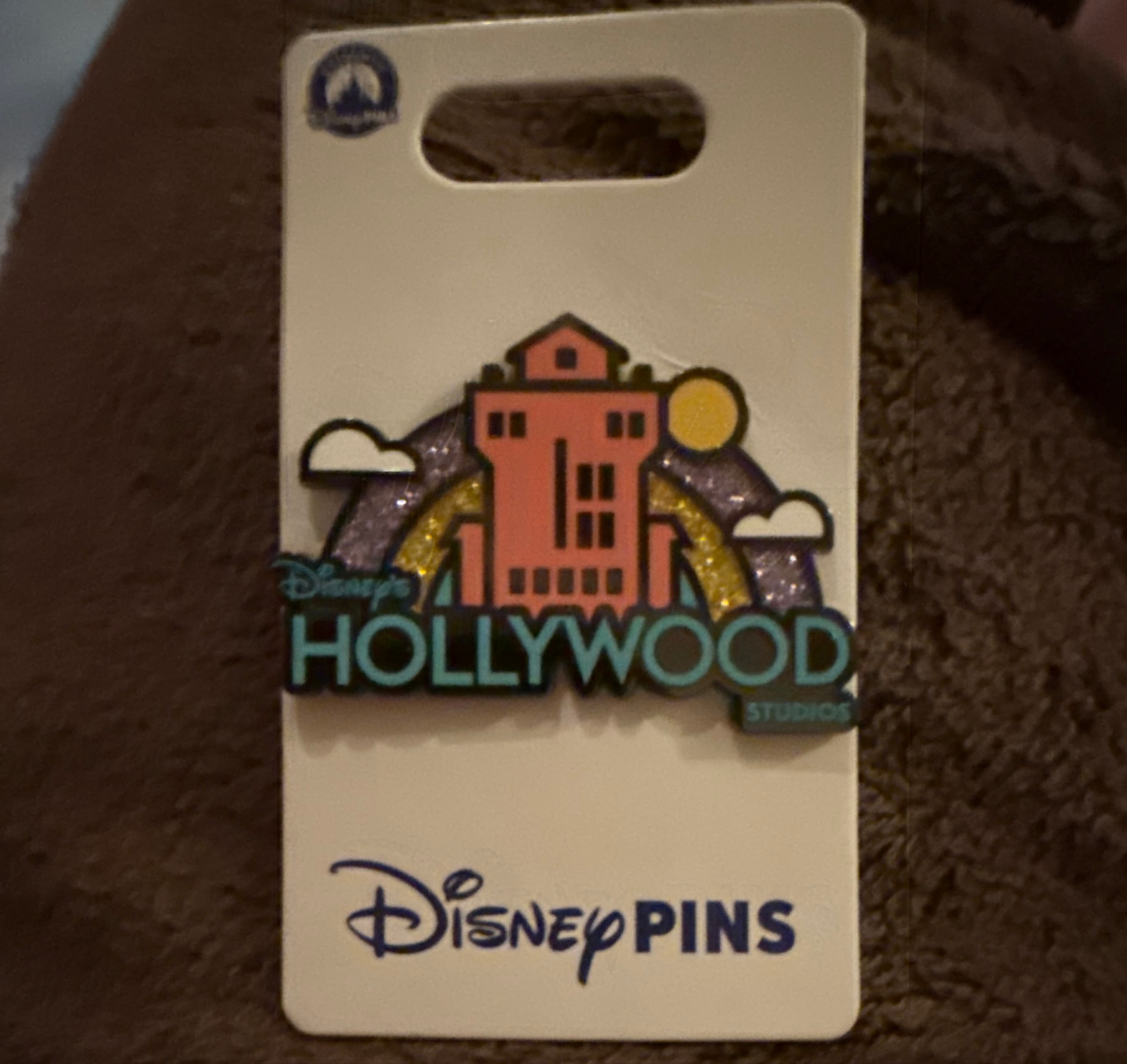 Disney's Hollywood Studios Hollywood Tower Hotel Glitter Pin