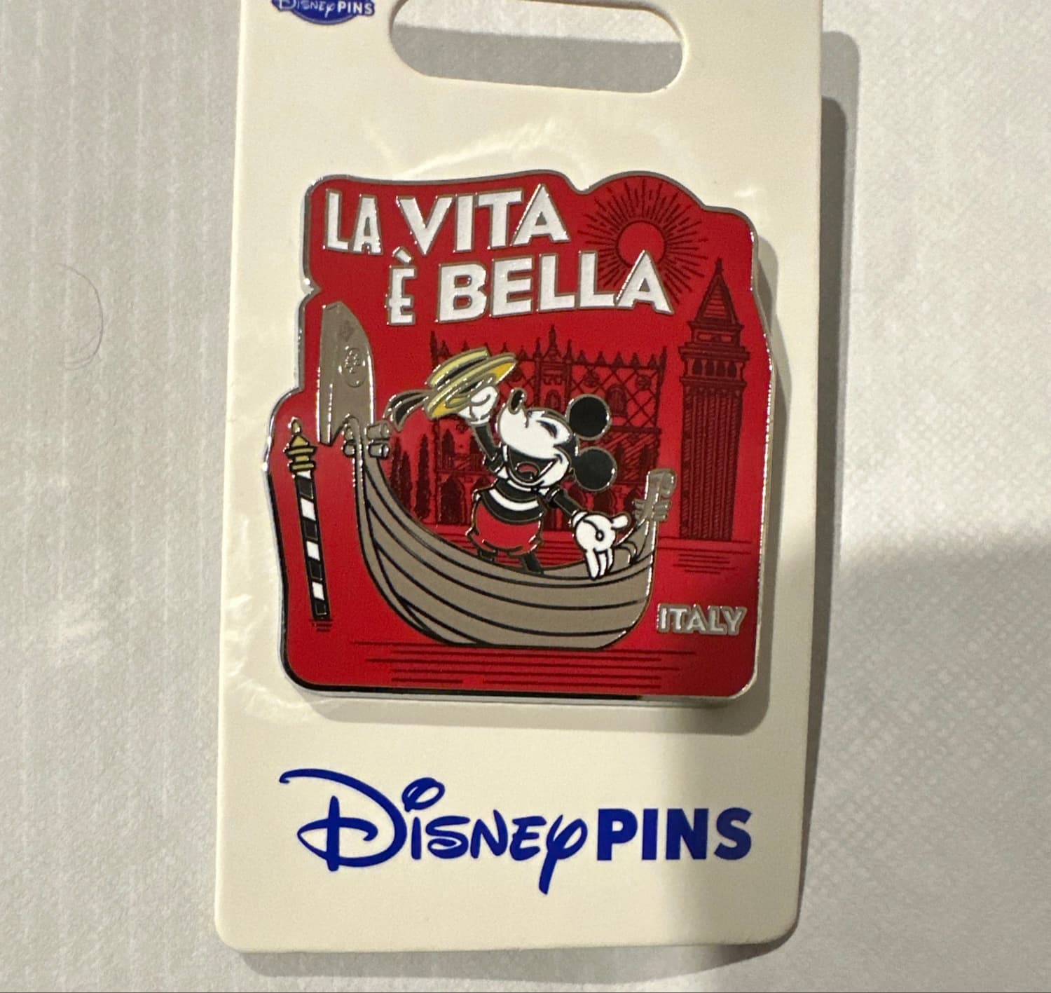 EPCOT World Showcase - La Vita รจ Bella - Mickey Mouse Italy Pin