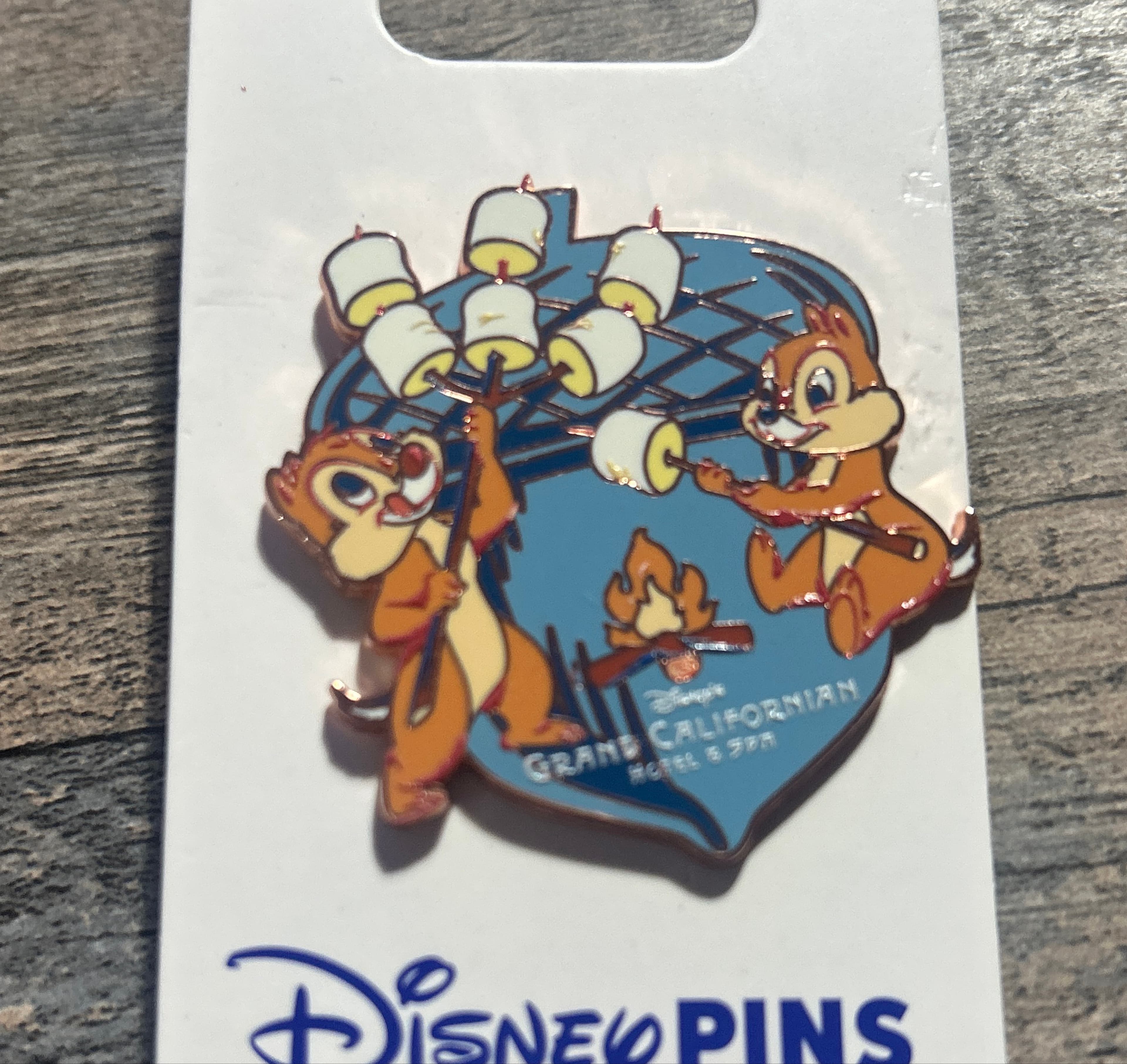 Chip 'n' Dale Roasting Marshmallows - Disney's Grand Californian Hotel & Spa