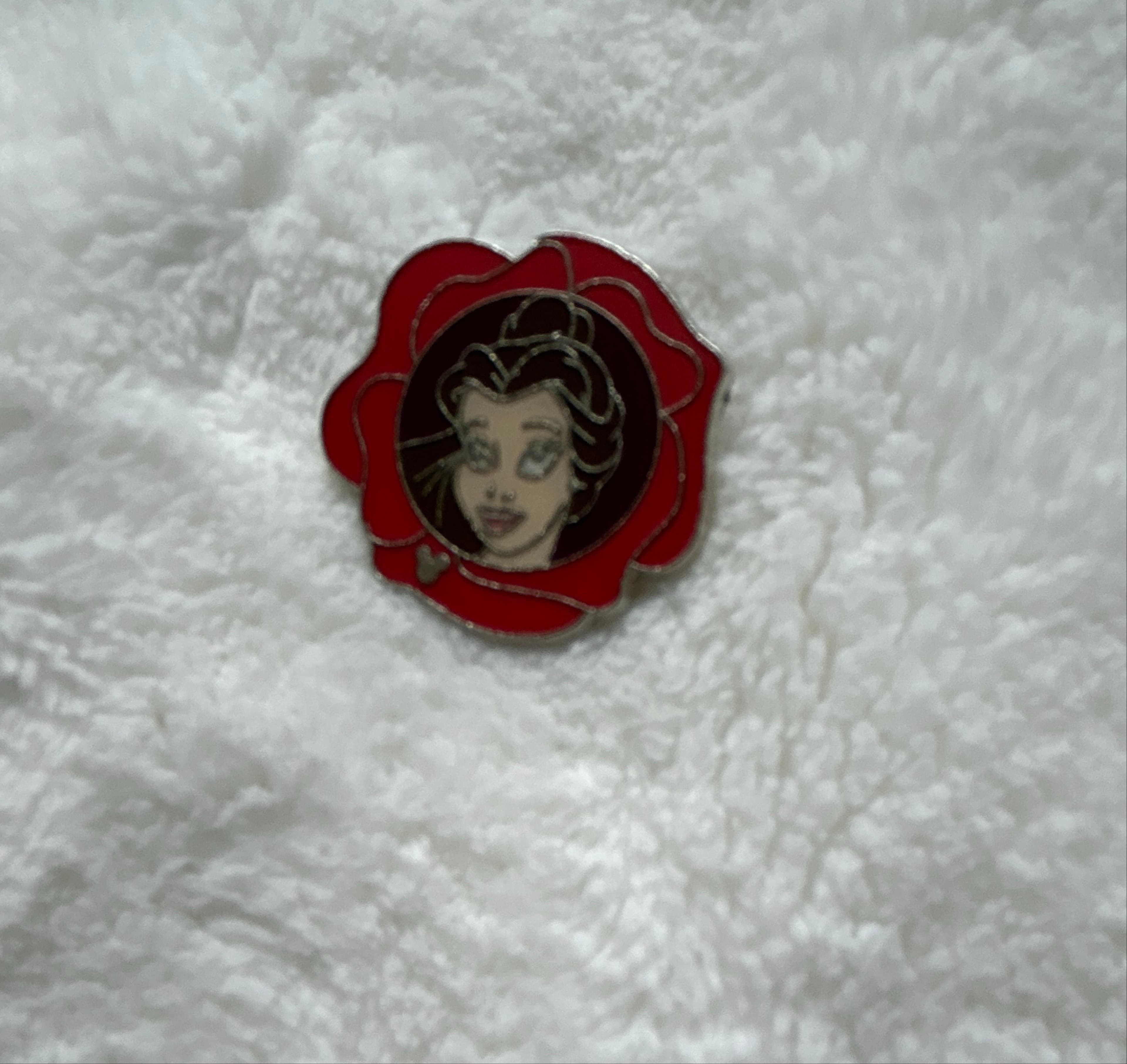Belle Red Rose - 2011 Hidden Mickey - Princess Flowers