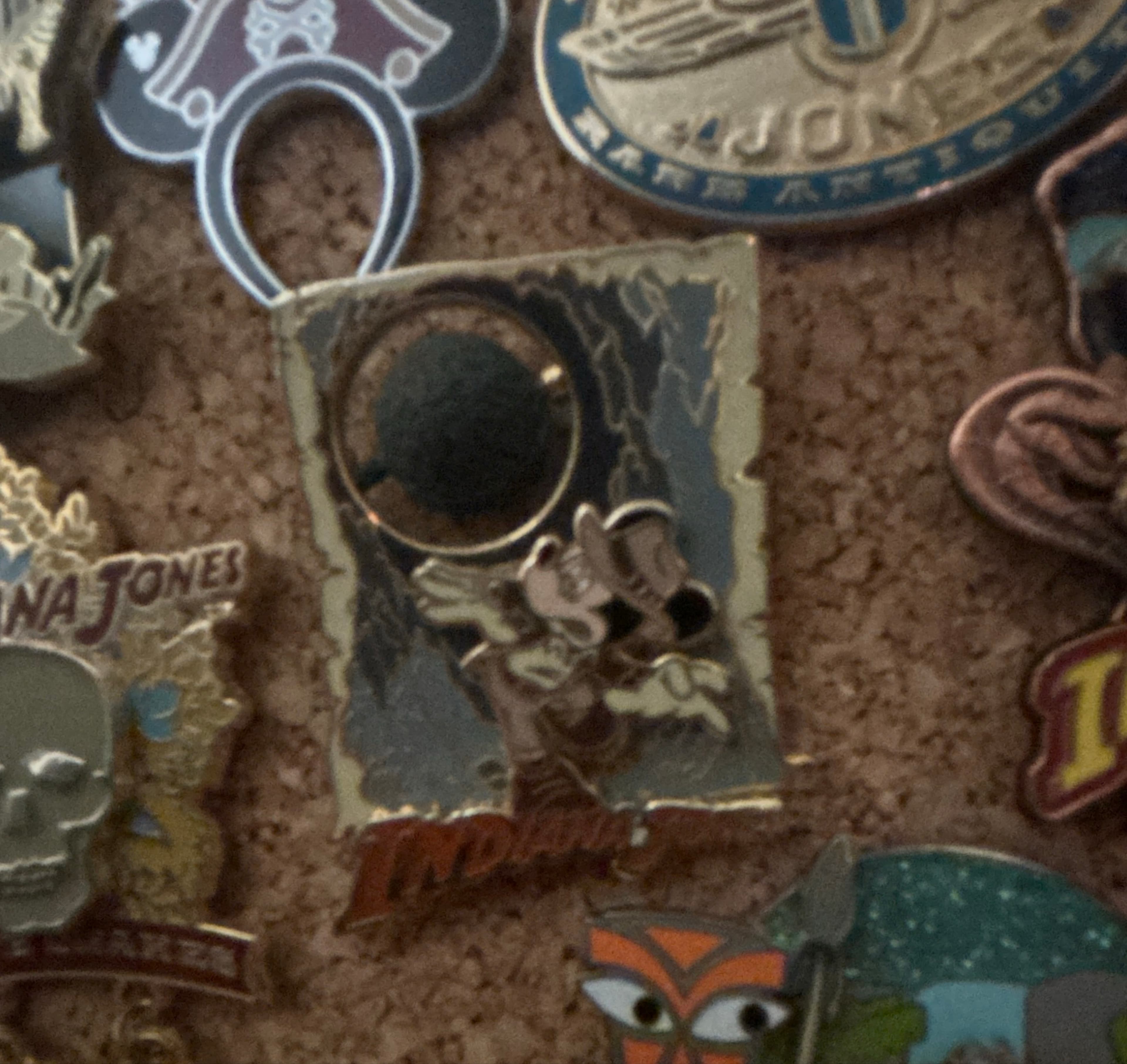 Mickey Mouse and Spinning Boulder