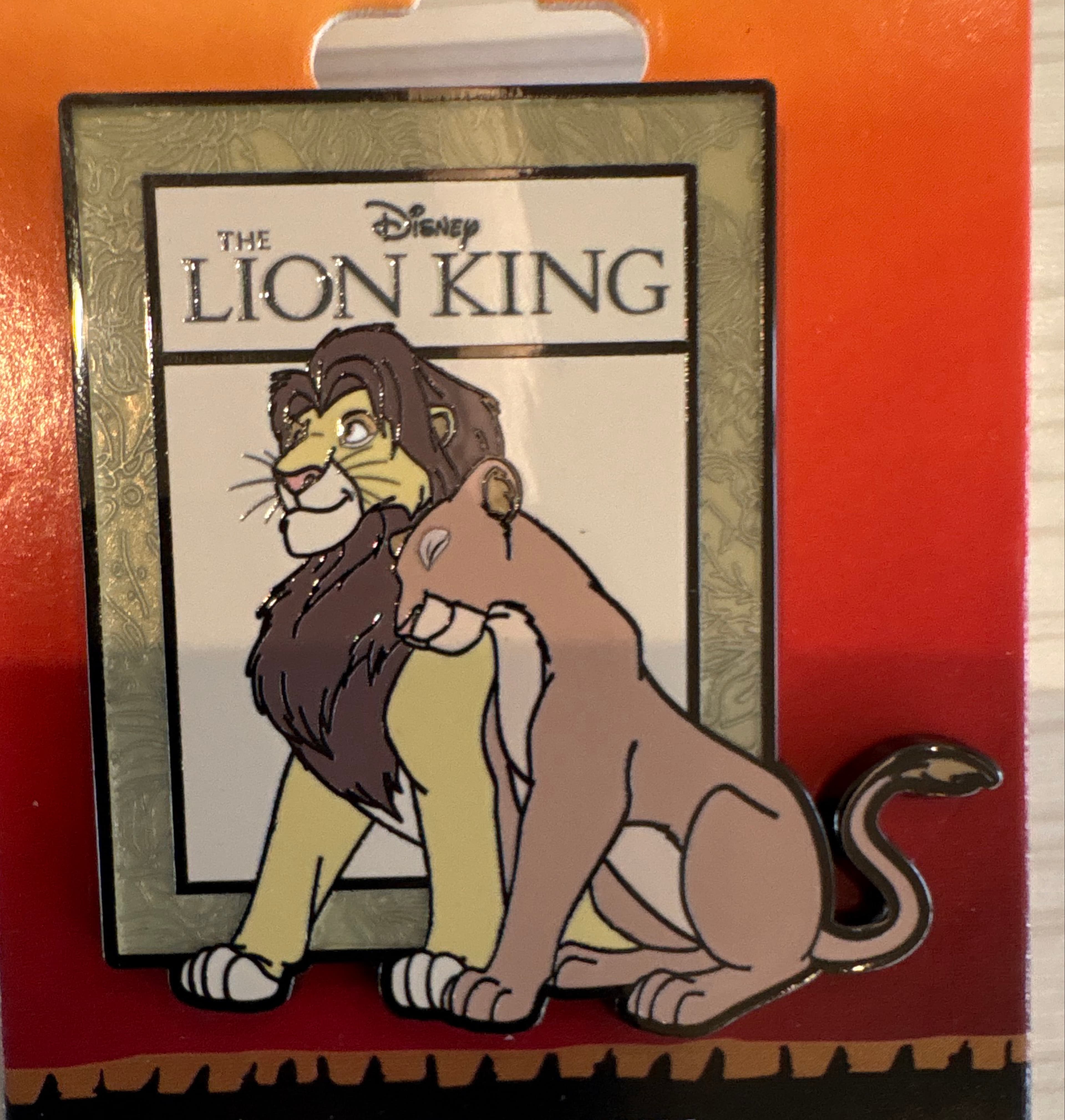 Disney The Lion King - Simba & Nala Portrait Enamel Pin