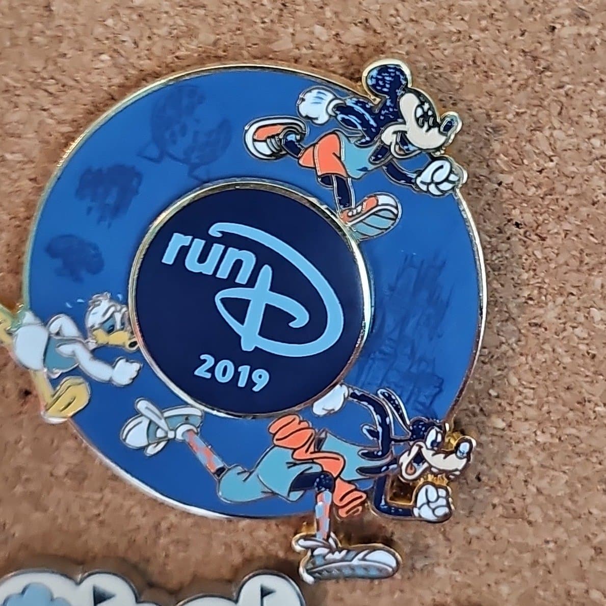 WDW - runDisney 2019 Spinner - Mickey Donald Goofy