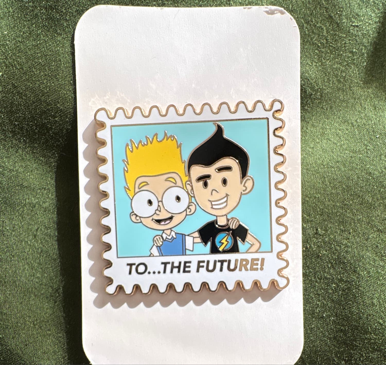 Lewis and Wilbur 'To...The Future!' Stamp