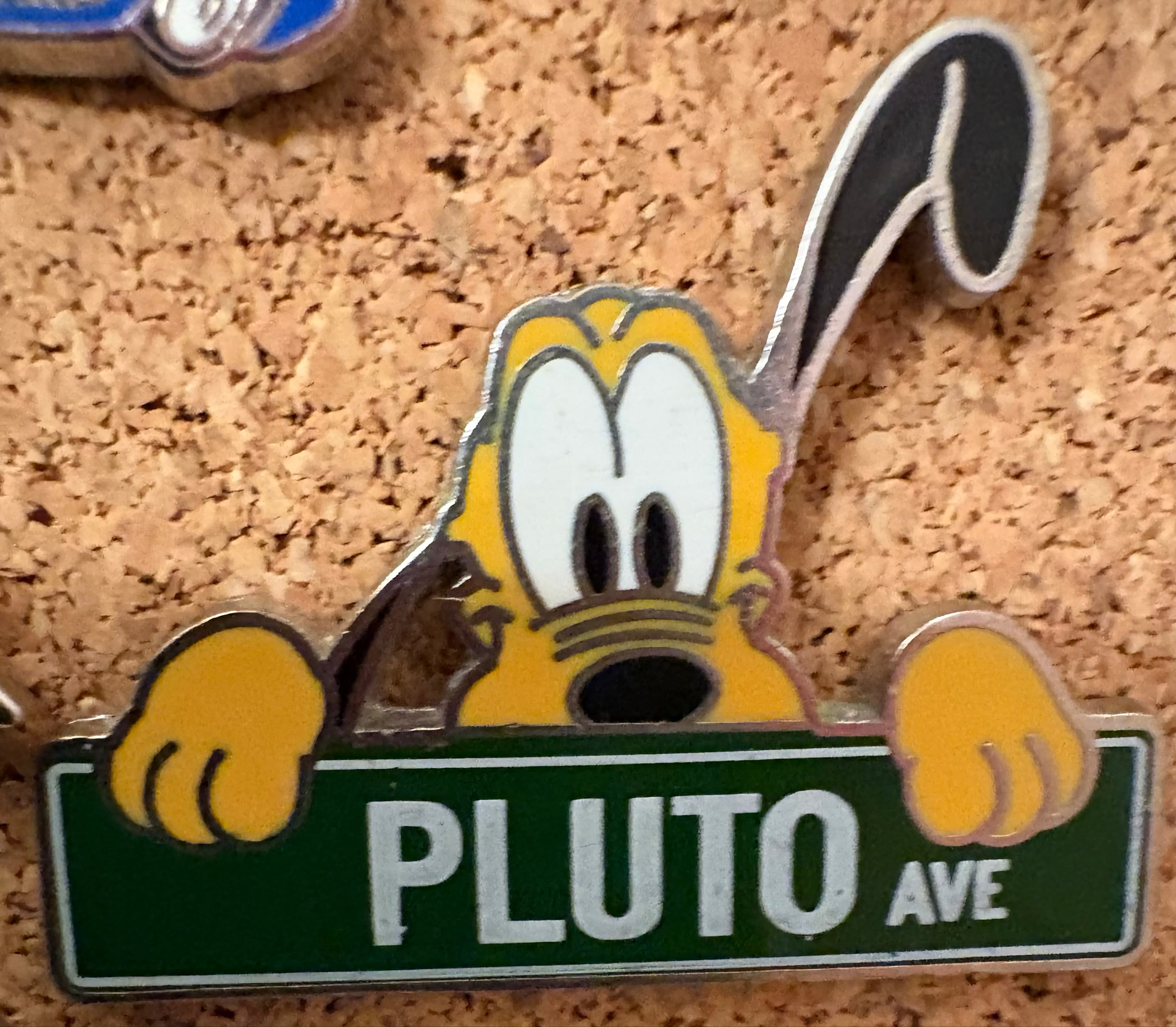 Pluto Ave Street Sign Pin