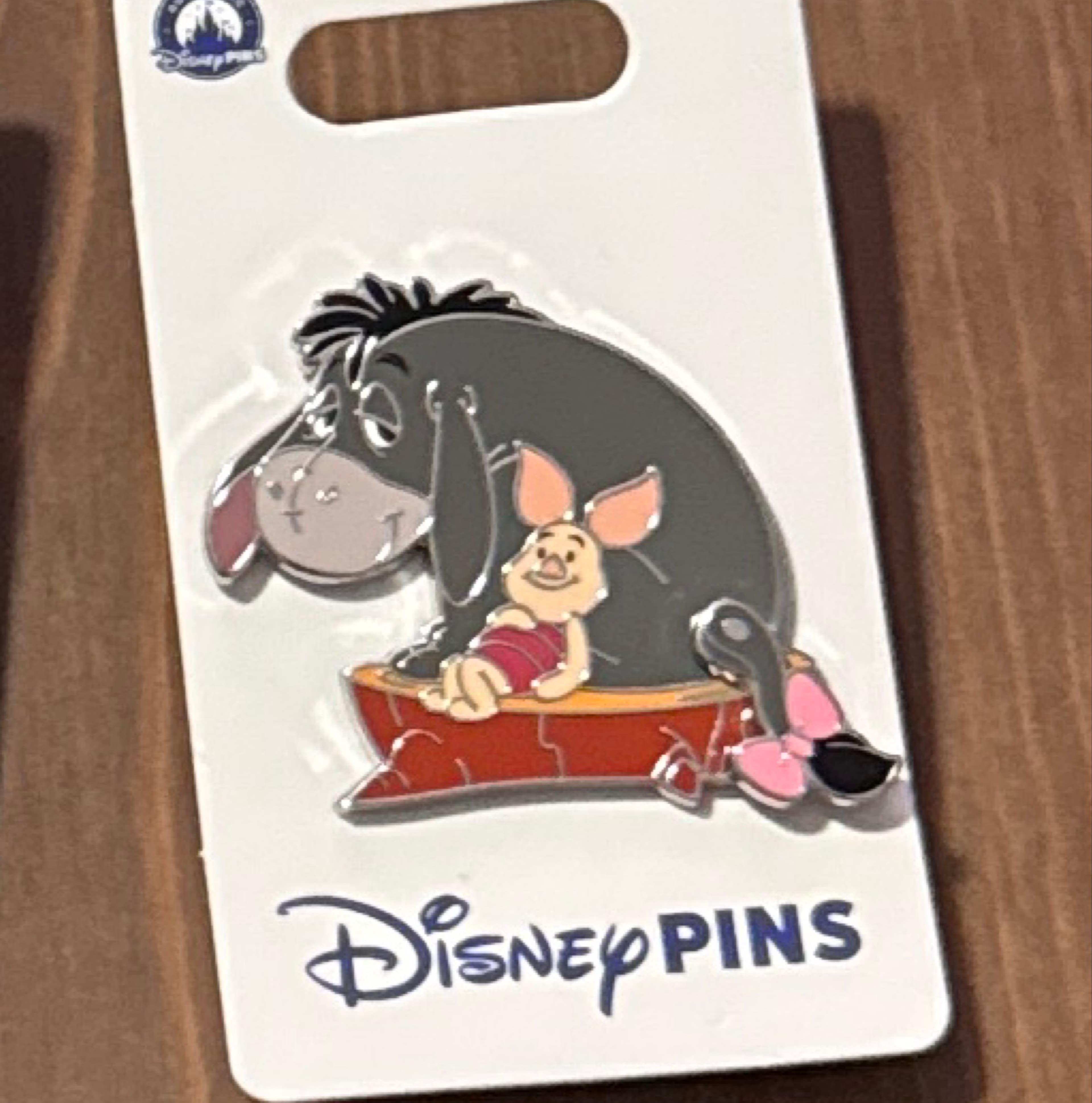 Eeyore and Piglet Swivel Pin - Winnie the Pooh