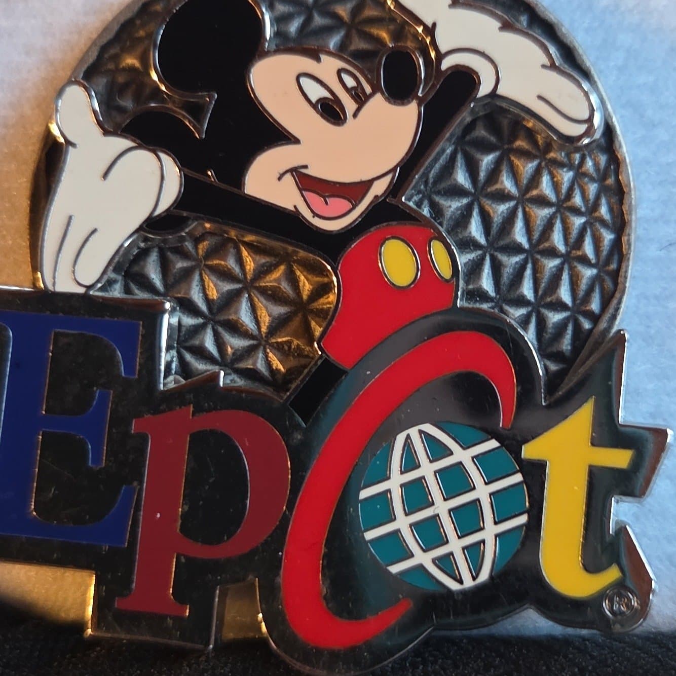 Epcot Logo with Mickey Mouse