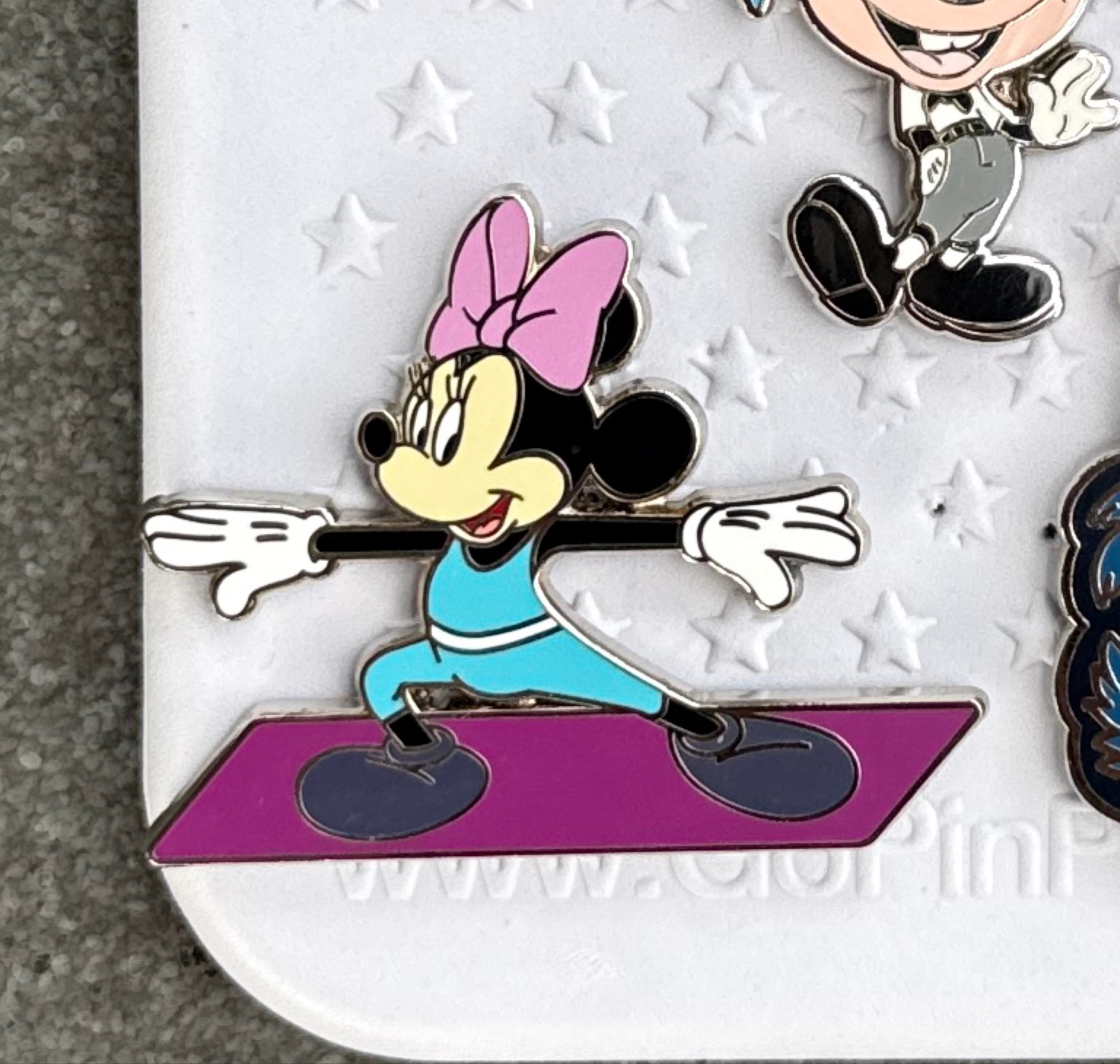 Minnie Mouse Doing Yoga - Warrior II Pose