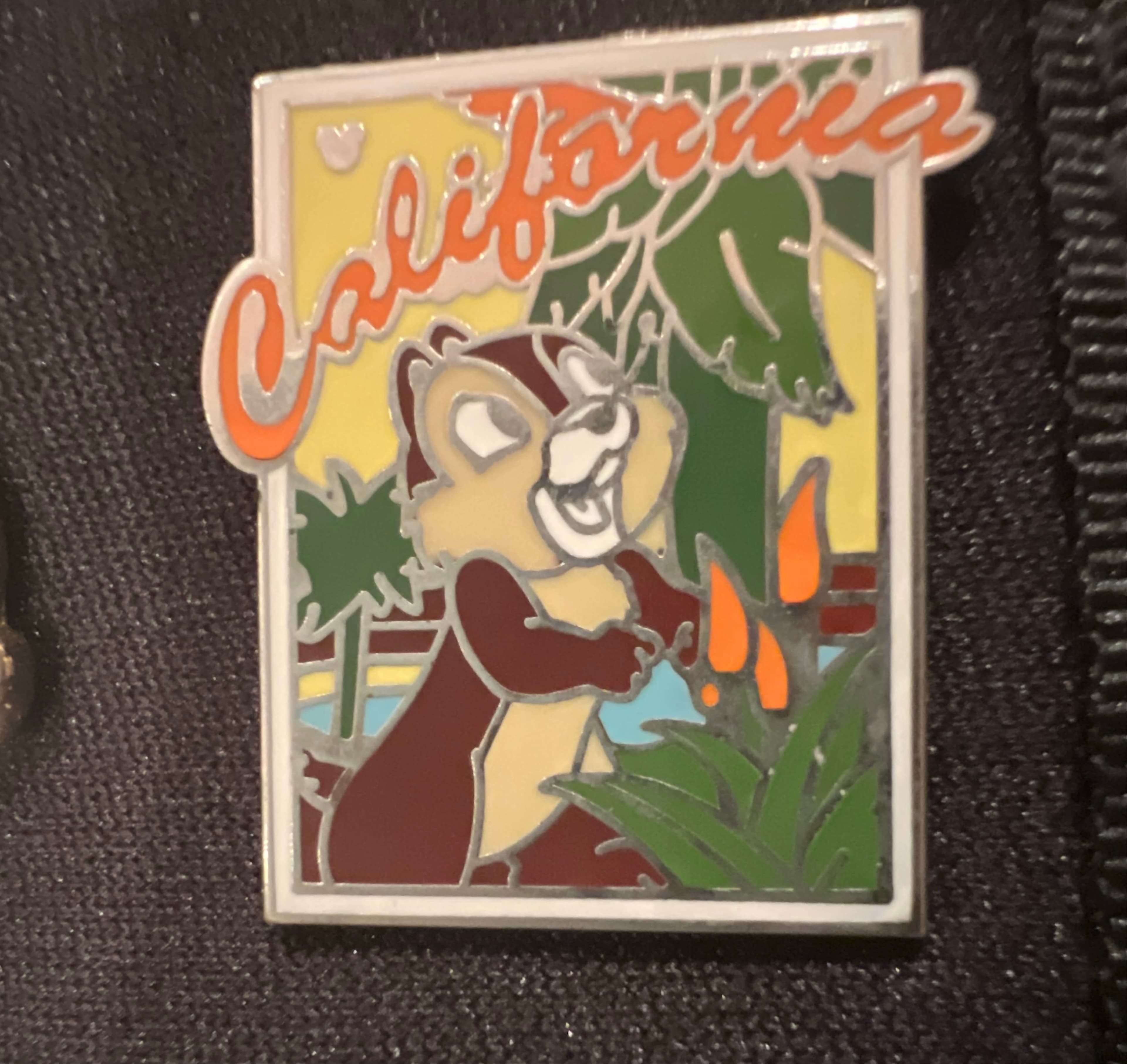 Chip California Postcard - 2008 Hidden Mickey