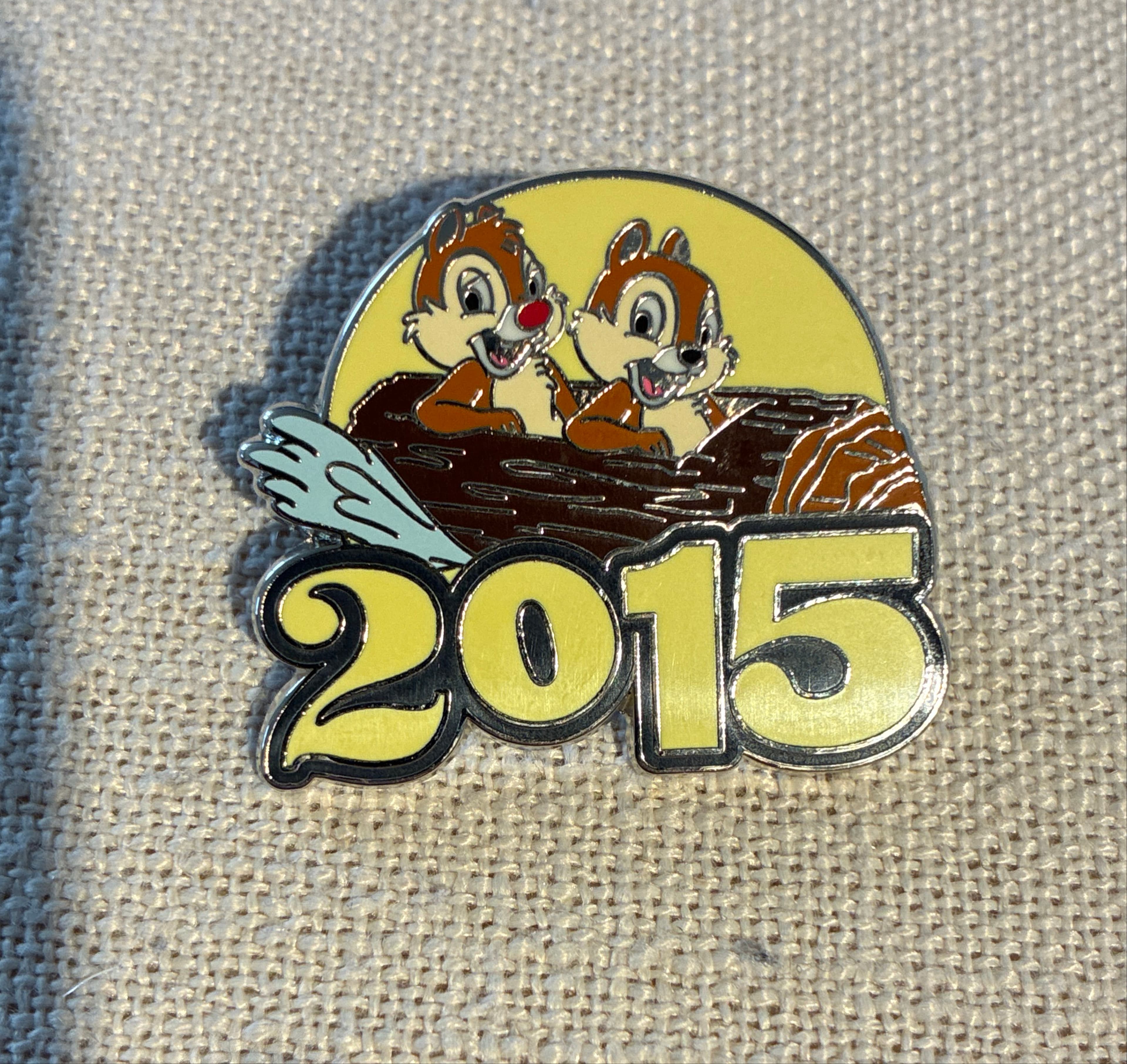 Chip & Dale Splash Mountain Log 2015 Pin