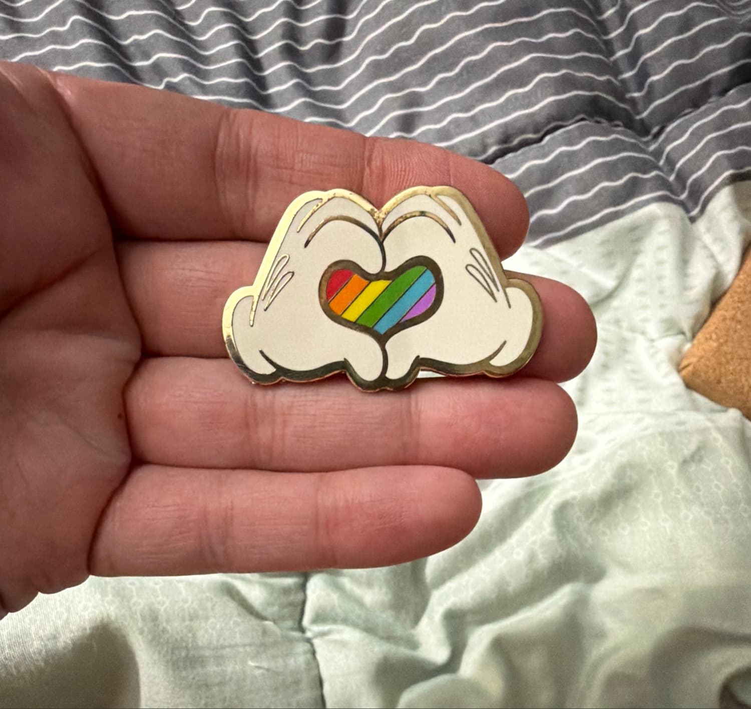 Mickey Mouse Heart Hands