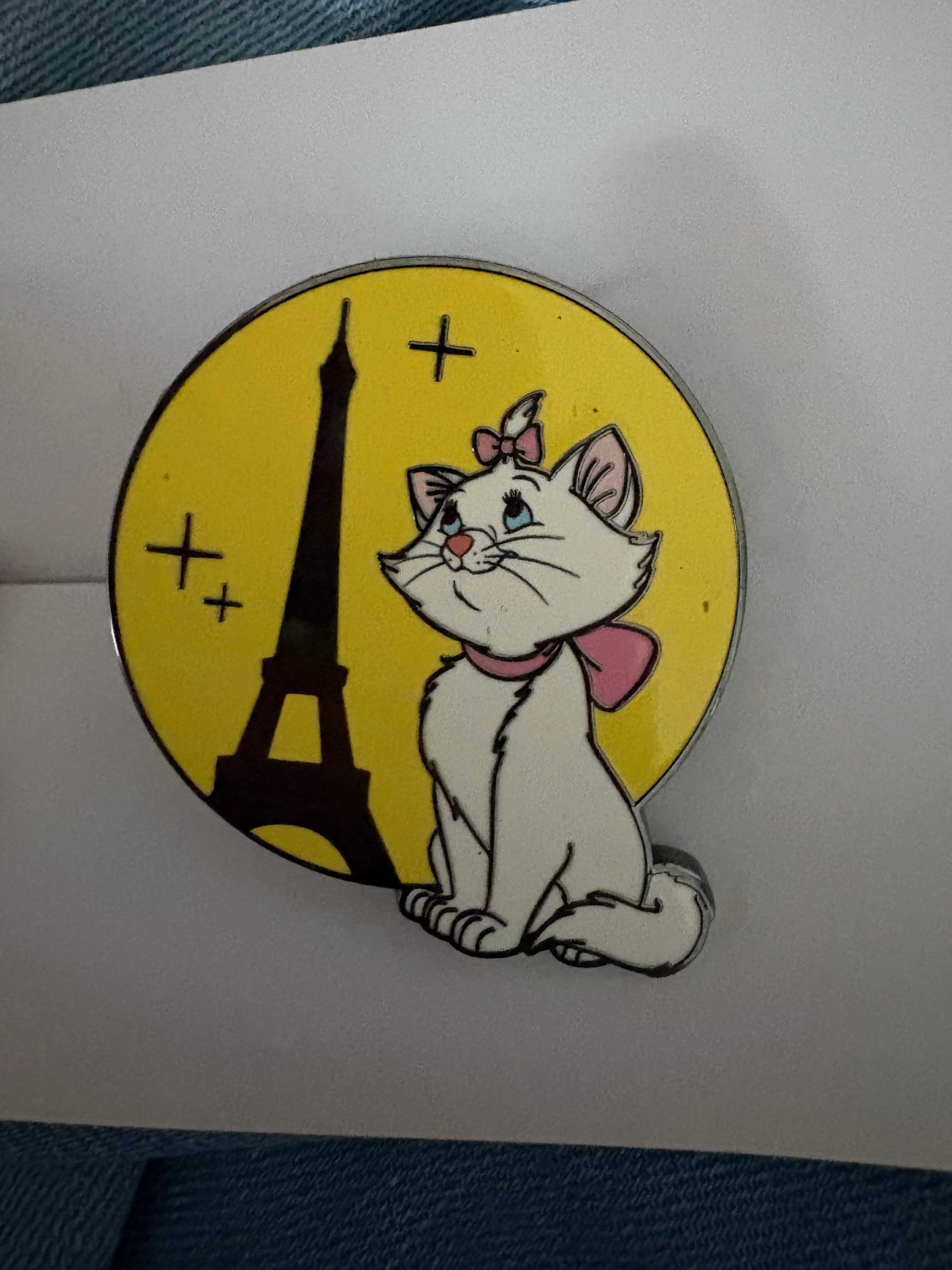 Marie looking at Eiffel Tower - The Aristocats