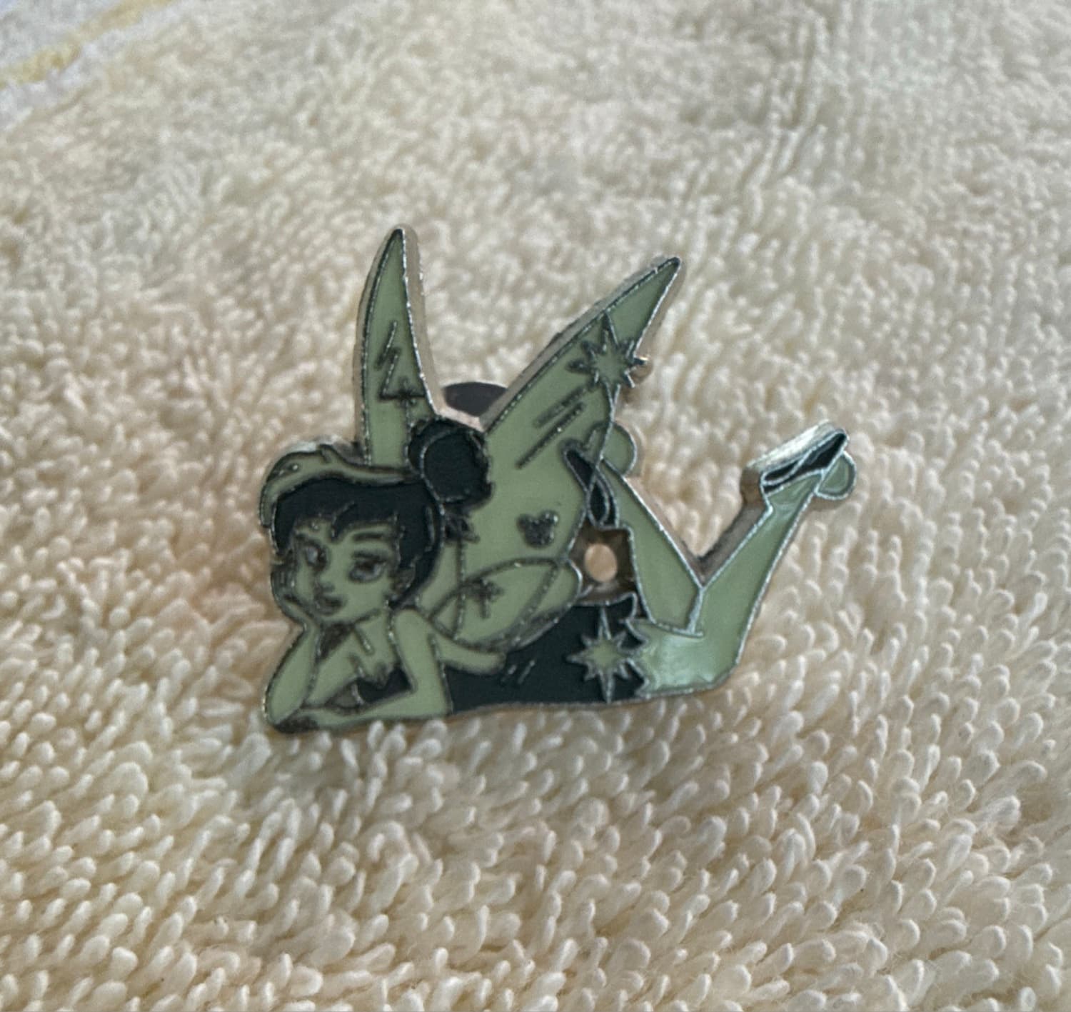 Winter Ice Sculpture Tinker Bell Pin