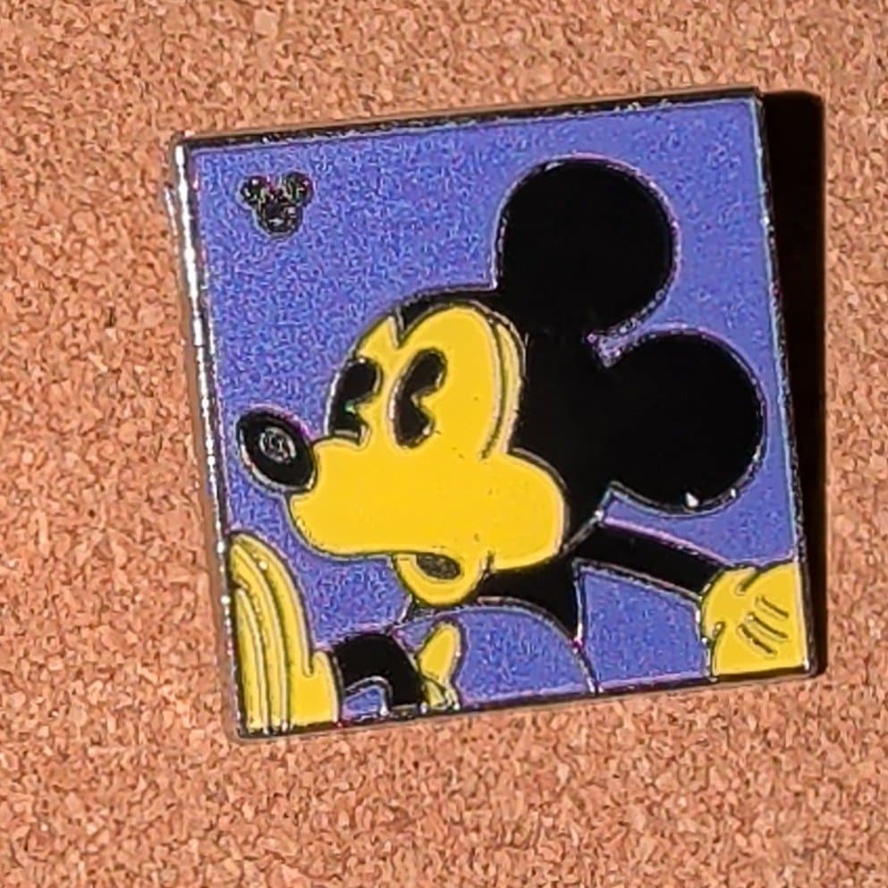 Neon Mickey Purple Square 2010 Hidden Mickey Pin 4 of 5