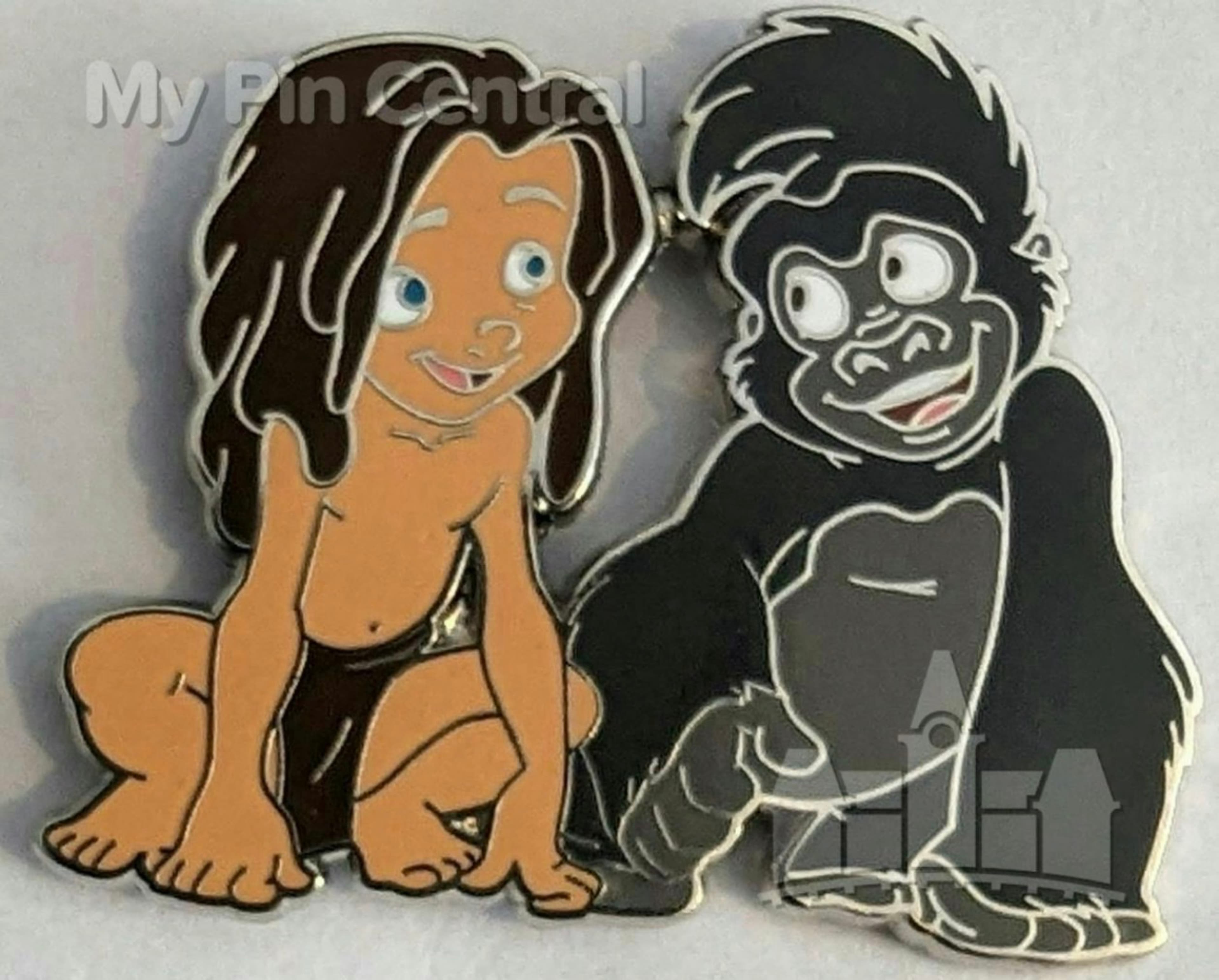 Young Tarzan and Terk