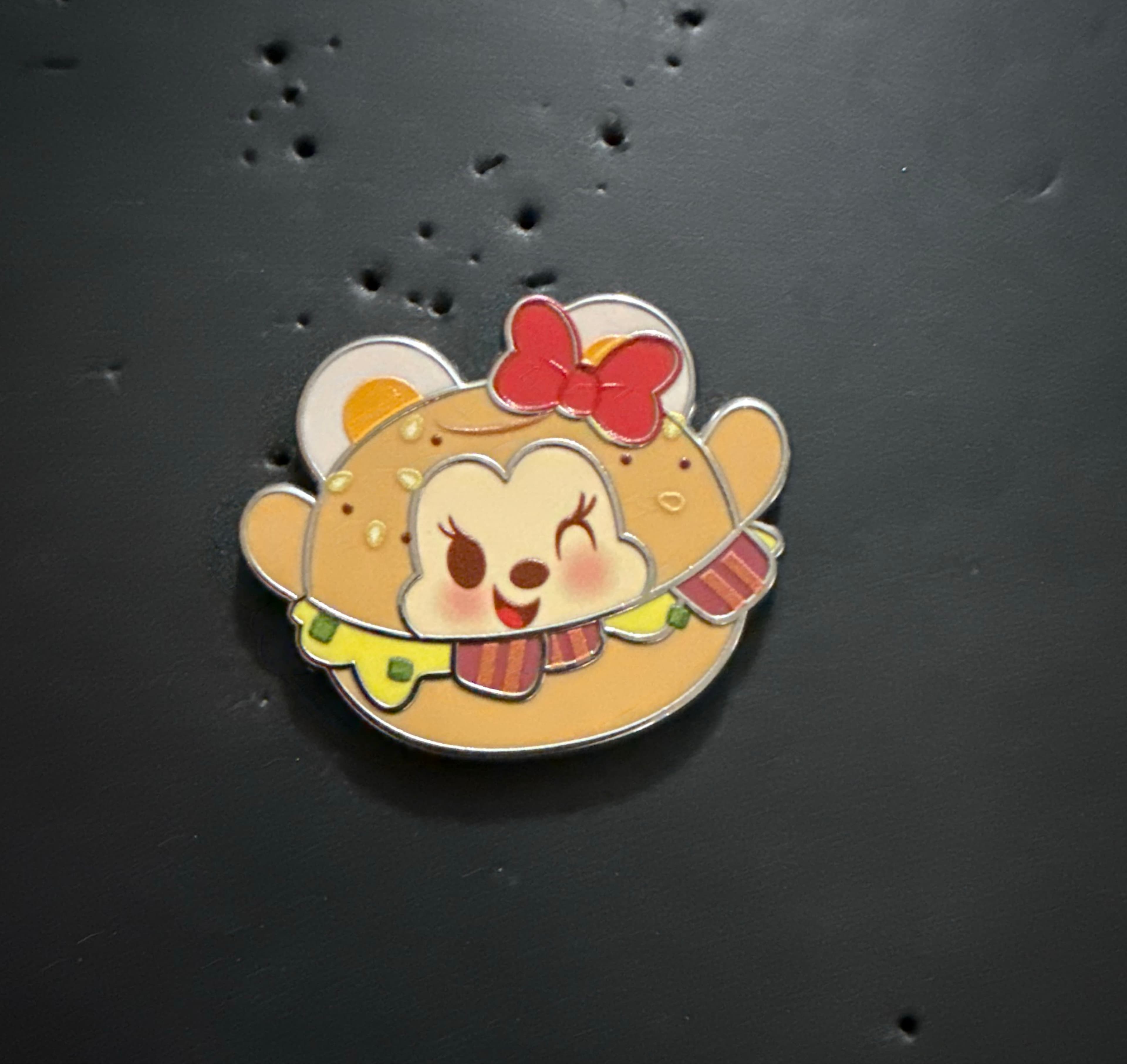 Minnie Mouse Bagel Breakfast Sandwich